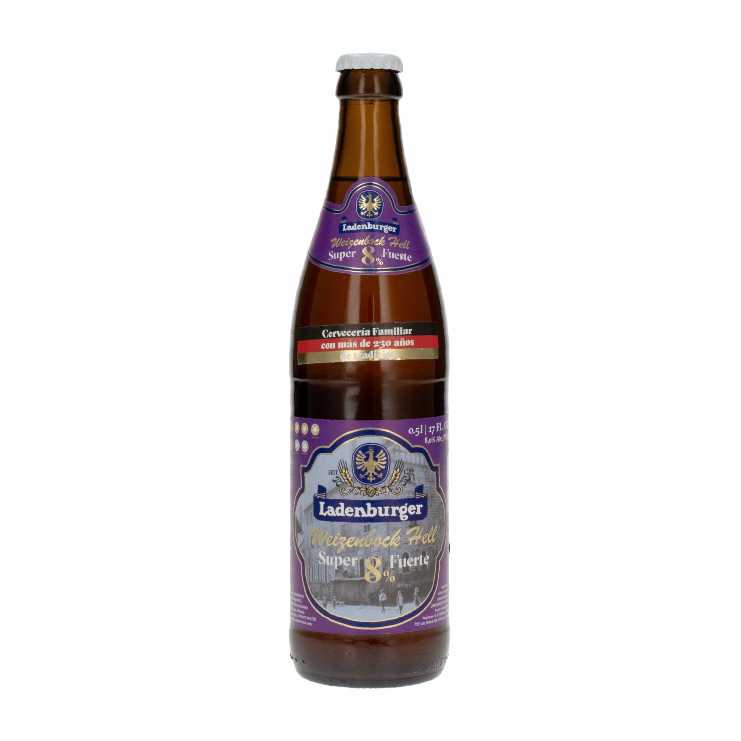 Cerveza De Trigo Fuerte Weizenbock LADENBURGUER 500 ML