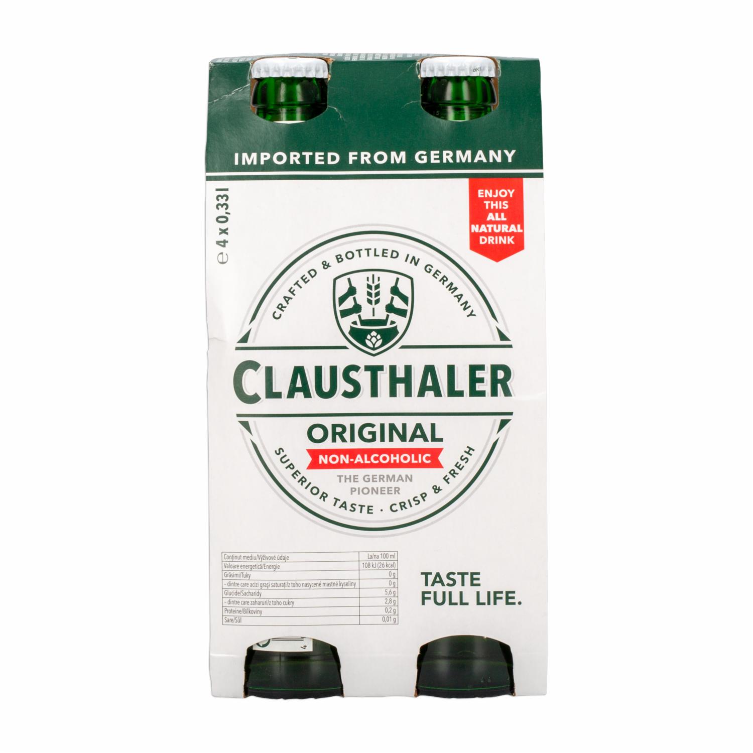 Cerveza Sin Alcohol CALUSTHALER 4 X 82,5  Ml