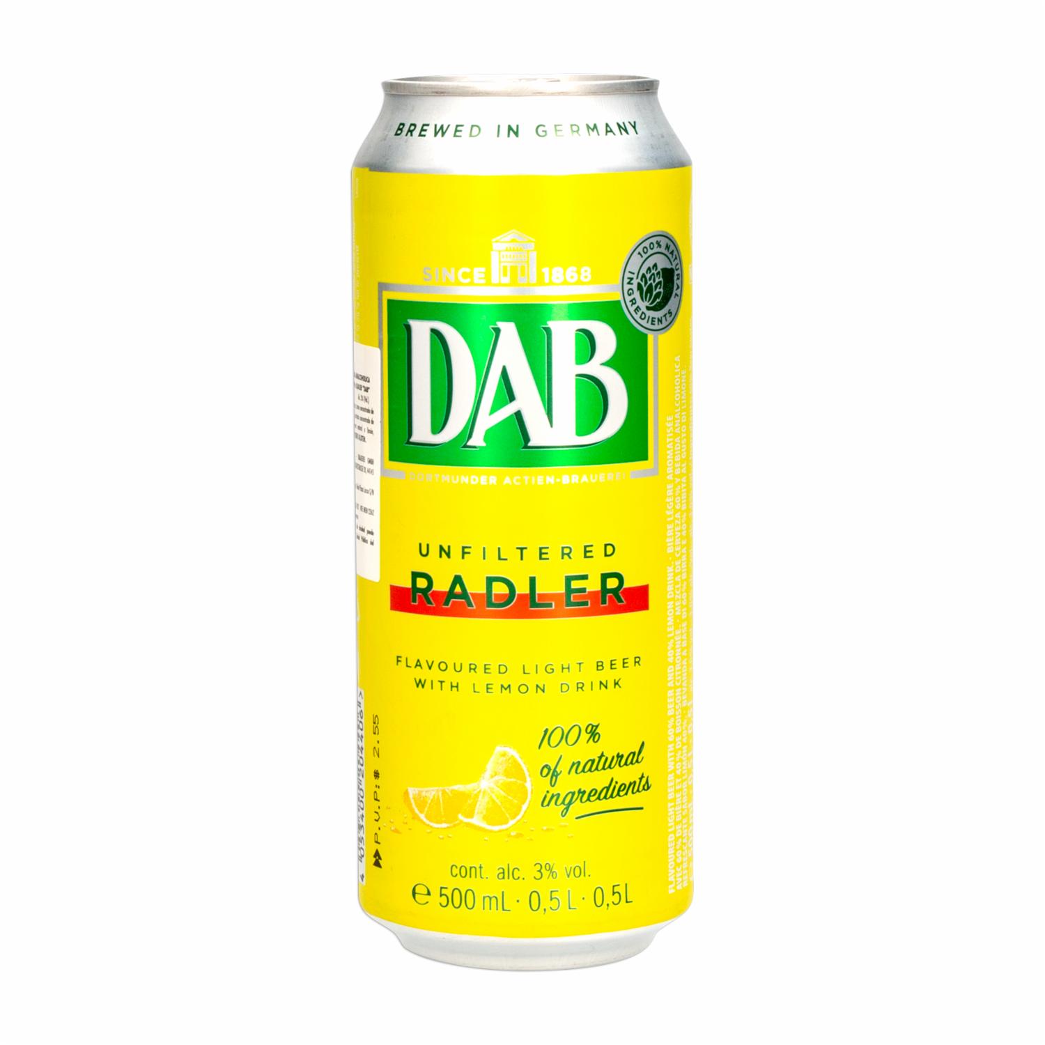 Cerveza Con Limón Añadido Dab 500 Ml