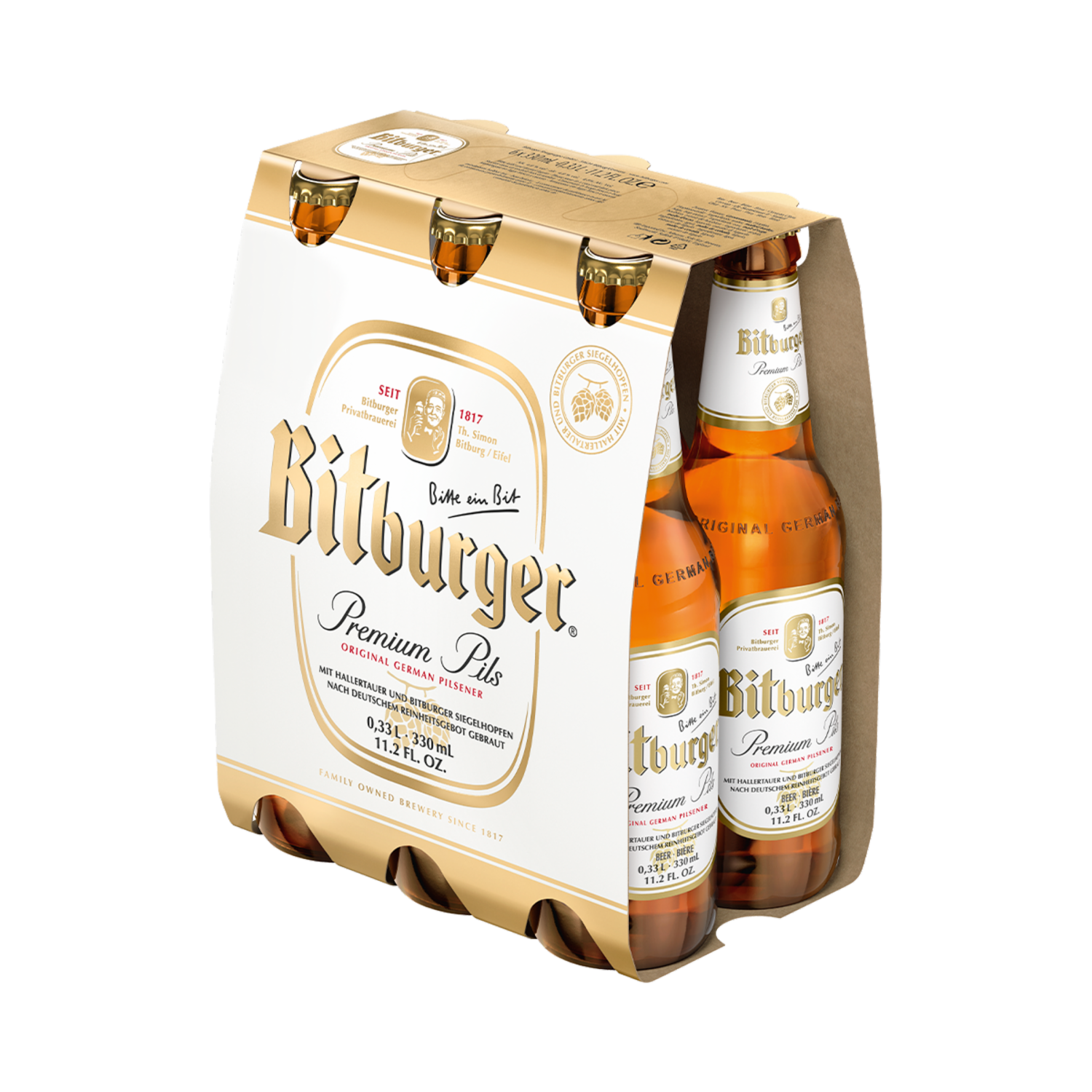 Cerveza Pils BITBURGER 6 X 330 Ml