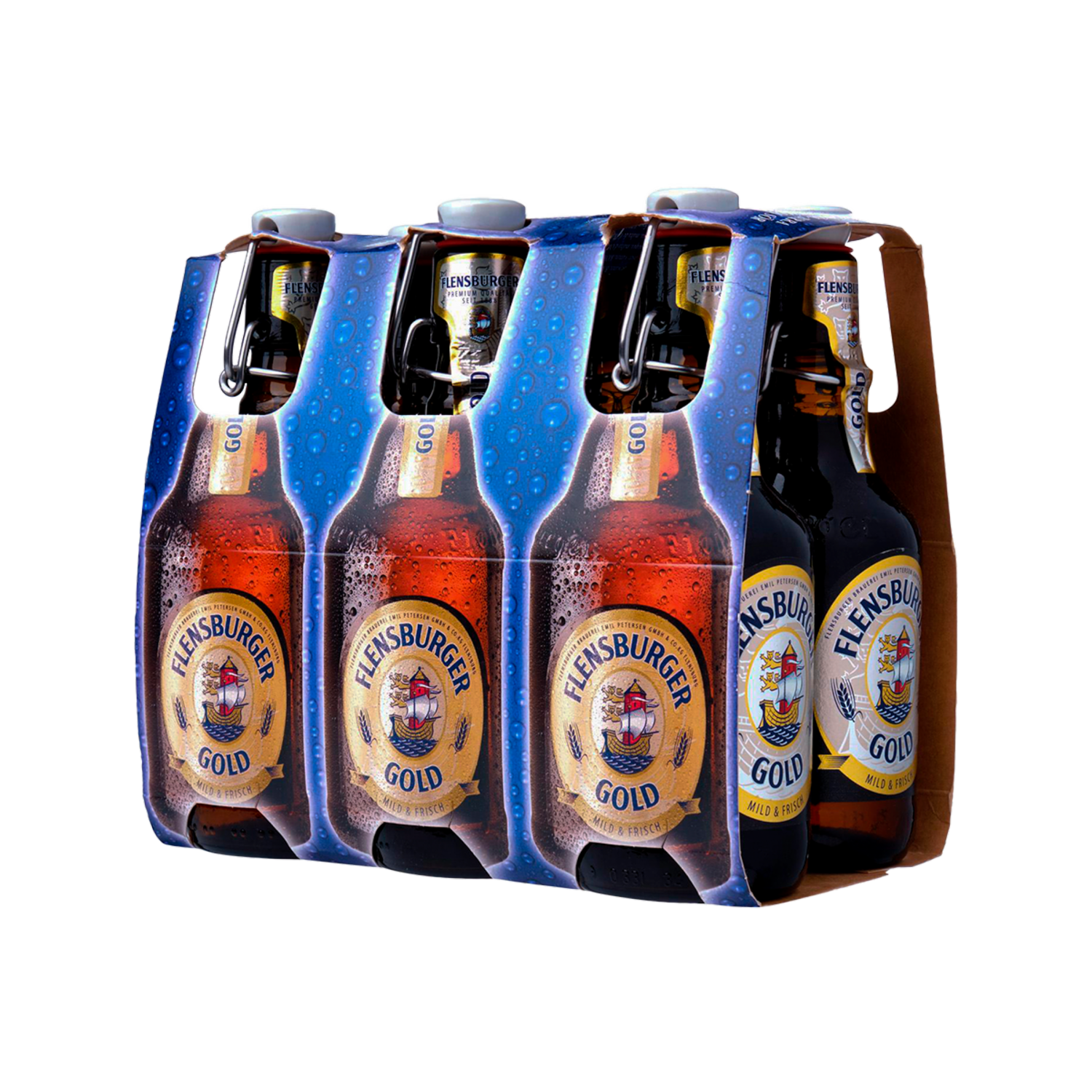 Cerveza Gold FLENSBURGER 6 X 330 Ml