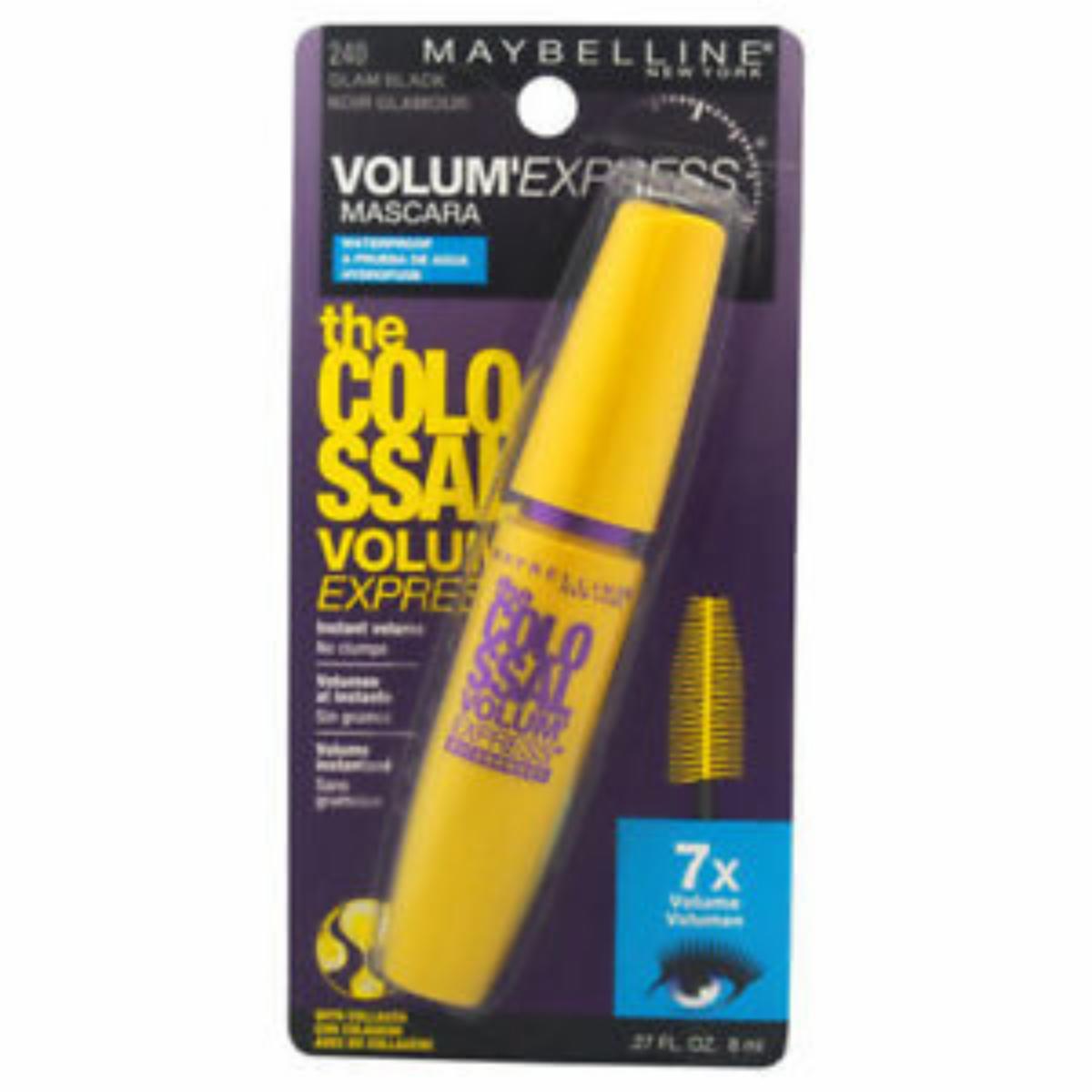 Máscara De Pestañas Colossal Black. MAYBELLINE NEW YORK Unidad