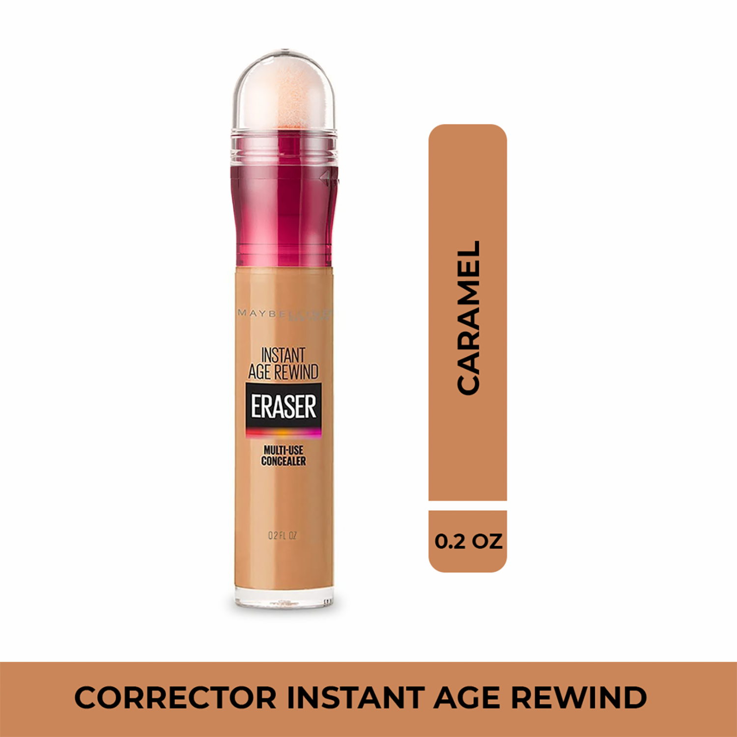 Corrector De Ojeras Líquido Instant Age Rewind Tono Caramel MAYBELLINE NEW YORK 0.2 Oz
