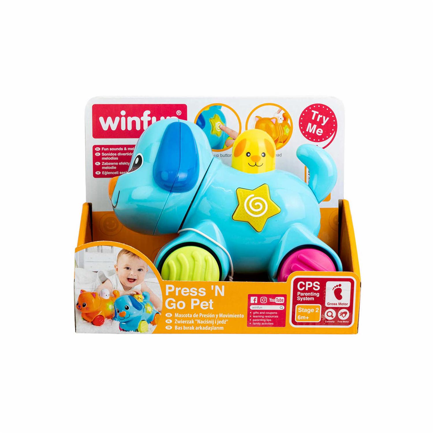 Mascota Interactiva Presiona Y Camina WINFUN Para Bebé