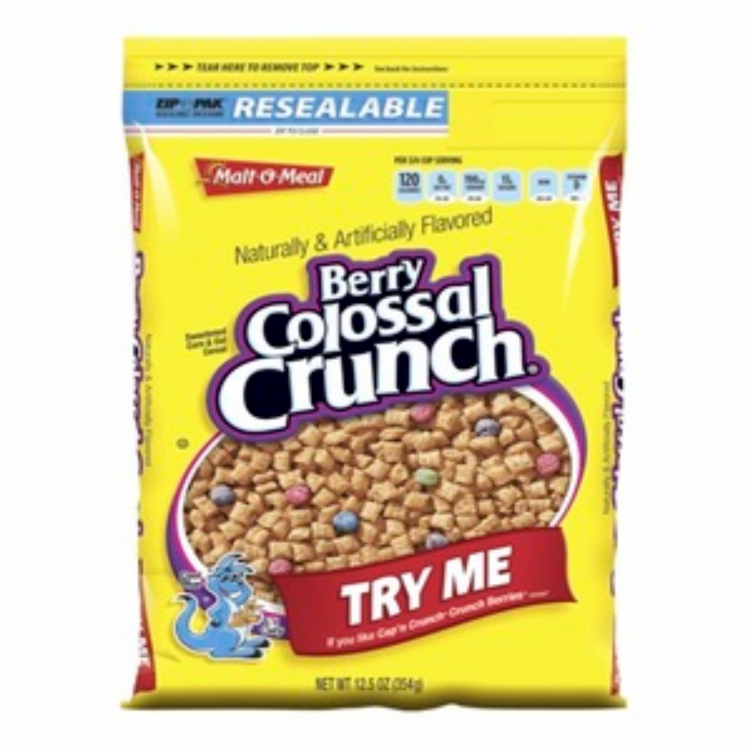Cereal Berry Colossal Crunch MALT O MEAL 354 g
