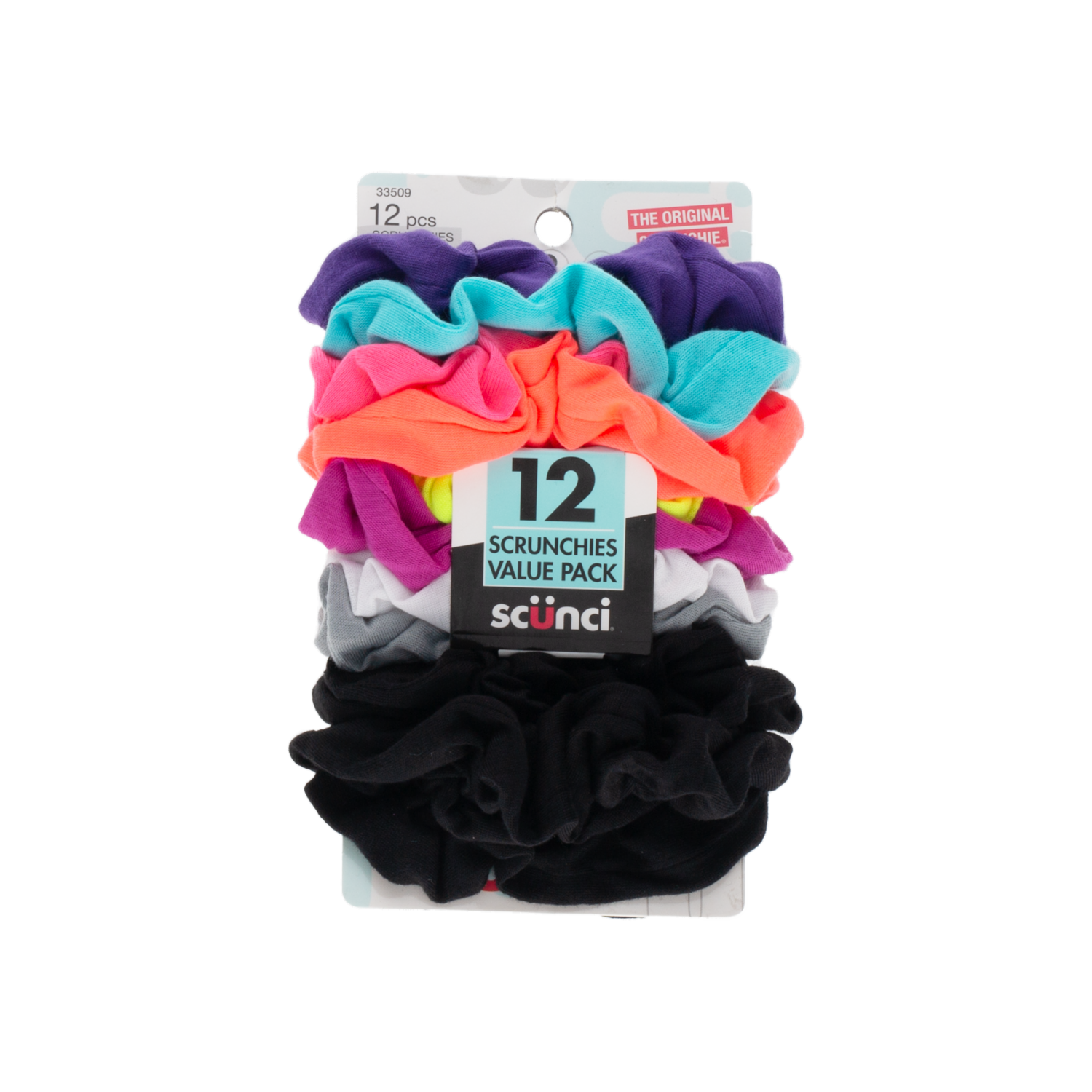 Vinchas De Cabello Tipo Chunchis Neón X 12 CONAIR Paquete