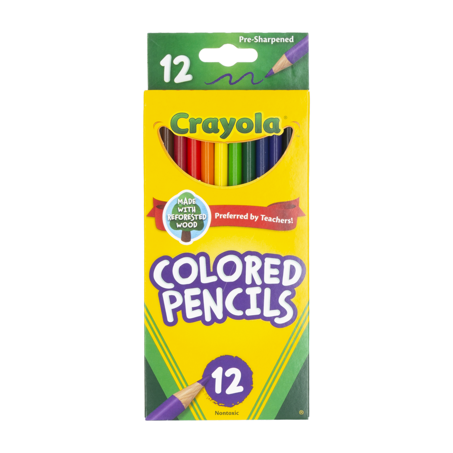 Lápices De Colores Largos CRAYOLA 12Ct