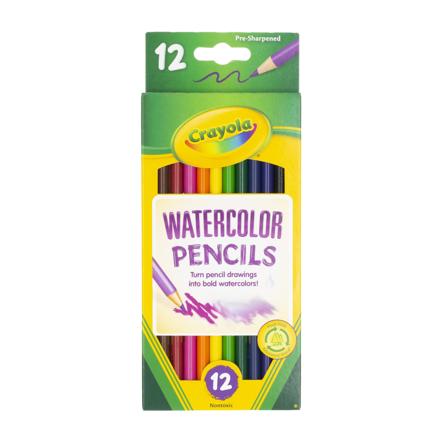 Lápices De Colores Agua CRAYOLA 12Ct