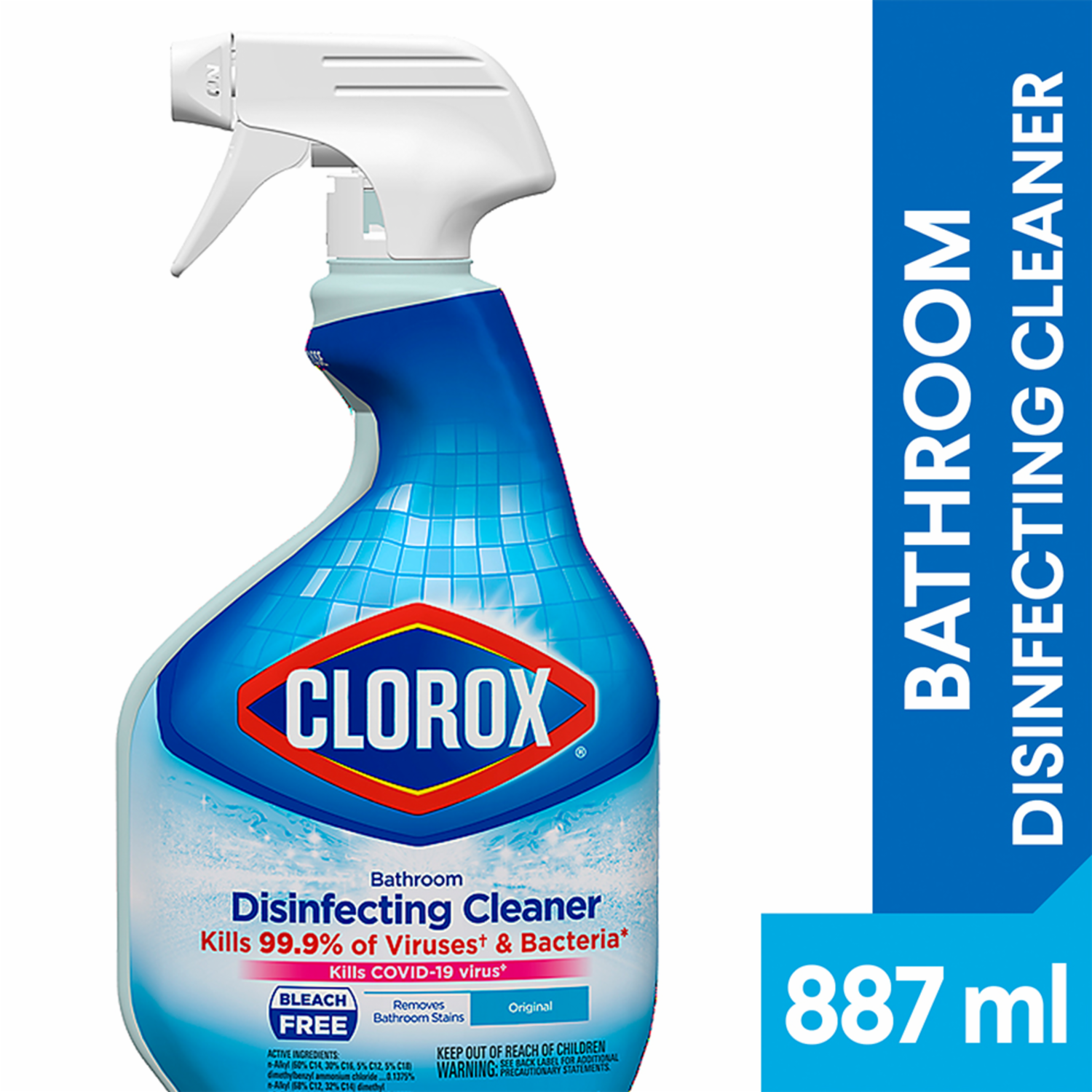Limpiador Desinfectante Para Baño Original En Spray CLOROX 887 Ml