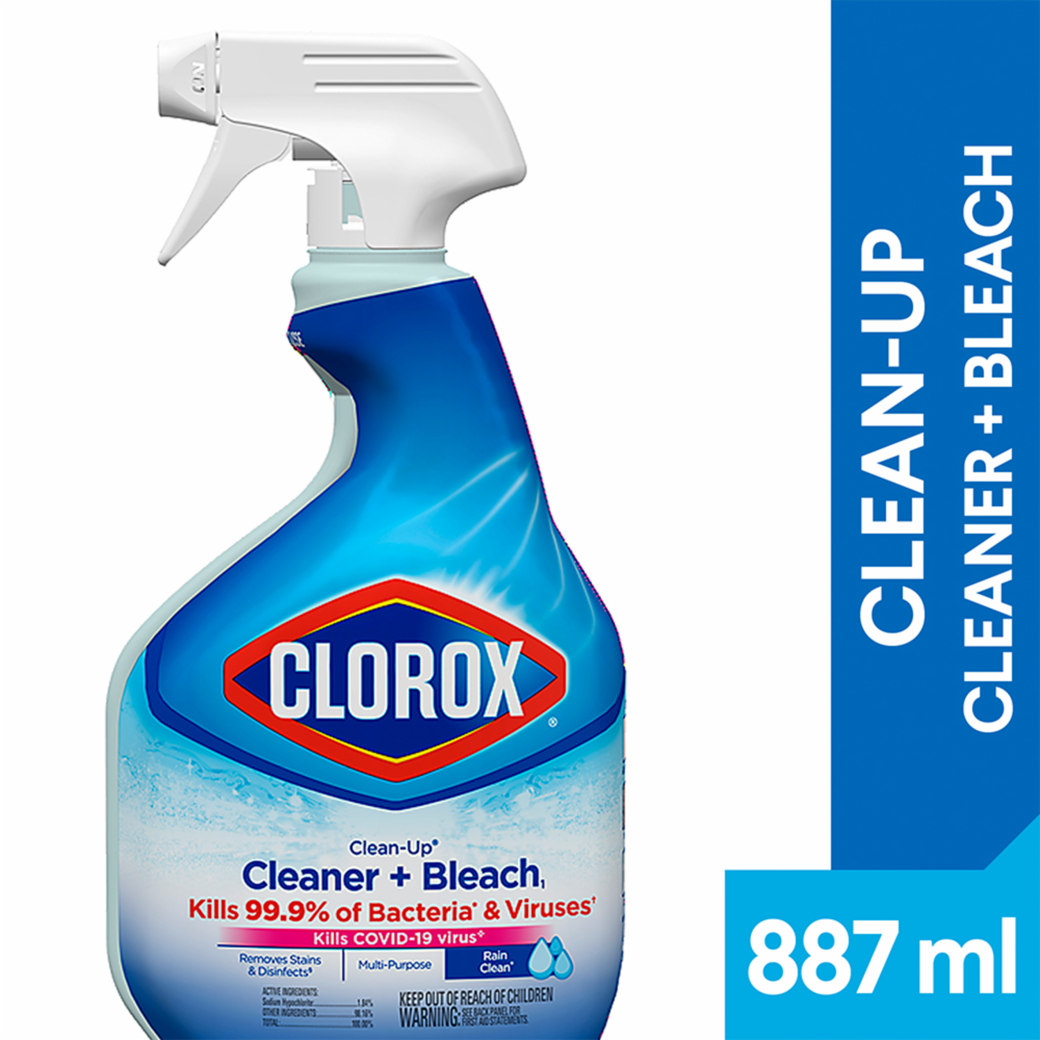 Limpiador Desinfectante + Cloro Clean-Up En Spray CLOROX 946 Ml