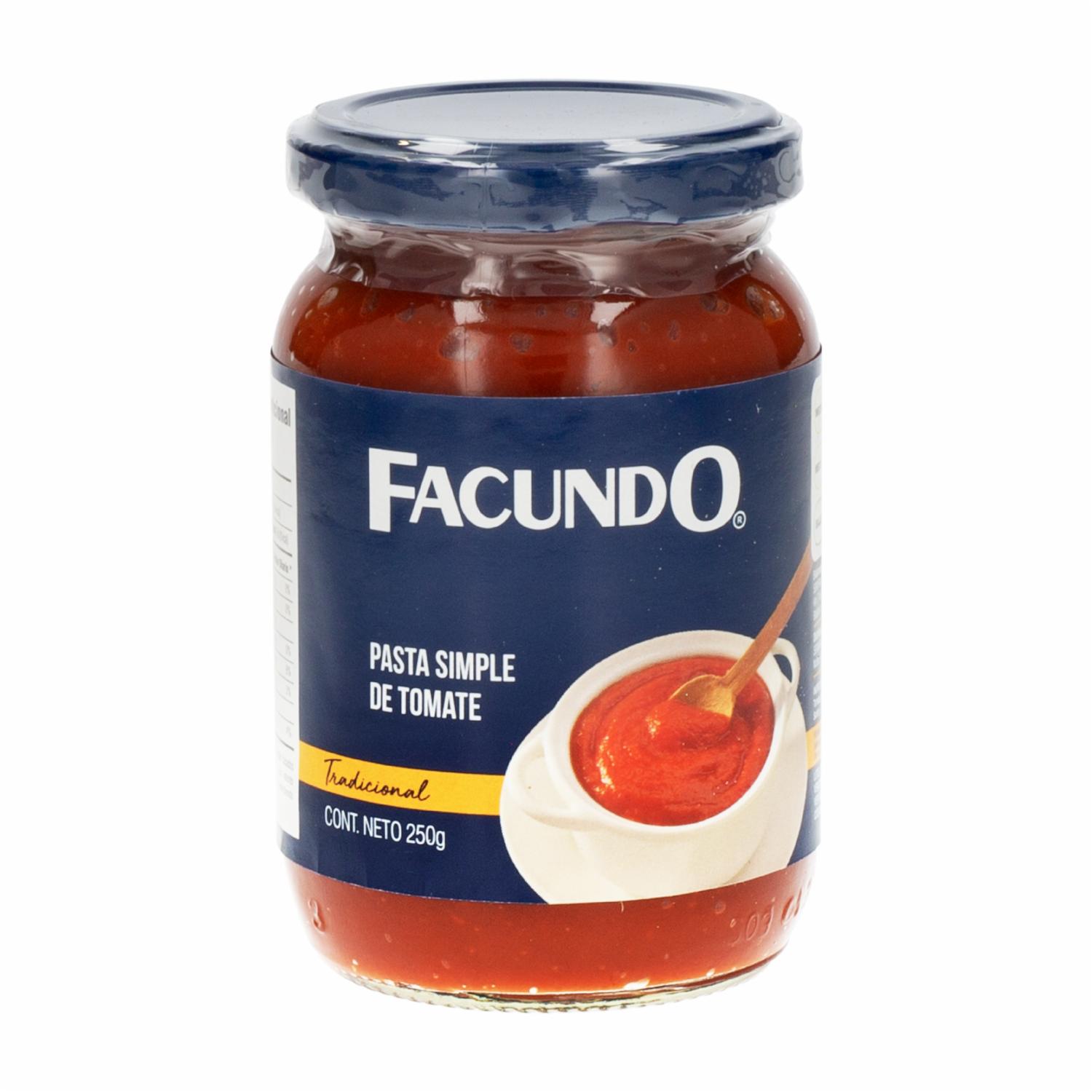 Pasta De Tomate Tradicional FACUNDO 250 G