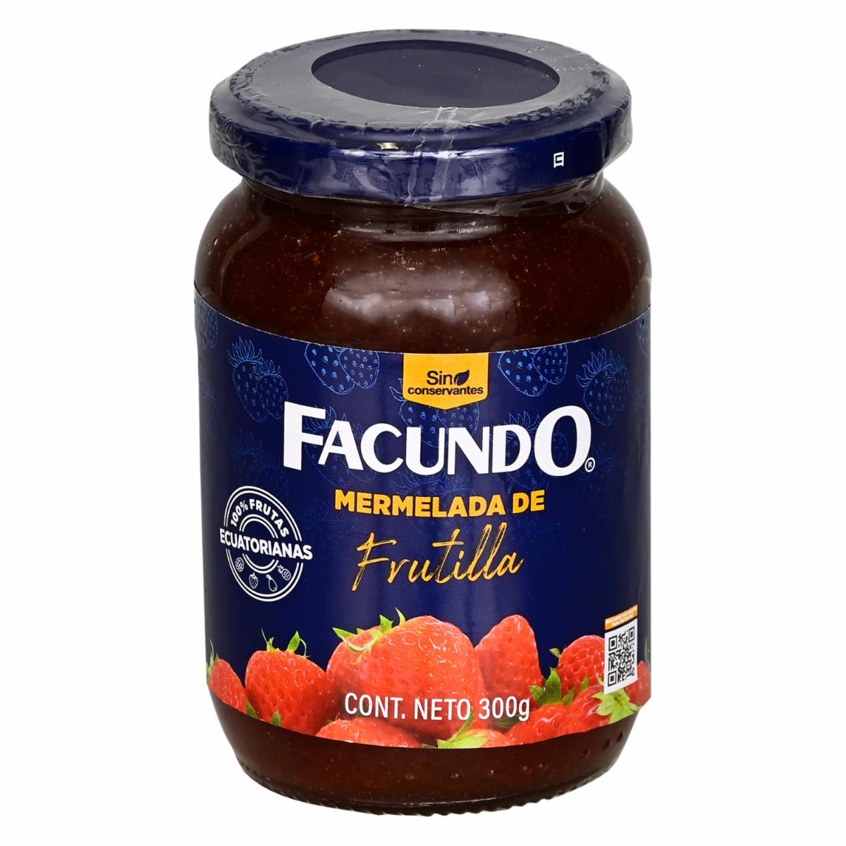Mermelada Frutilla FACUNDO 300  G