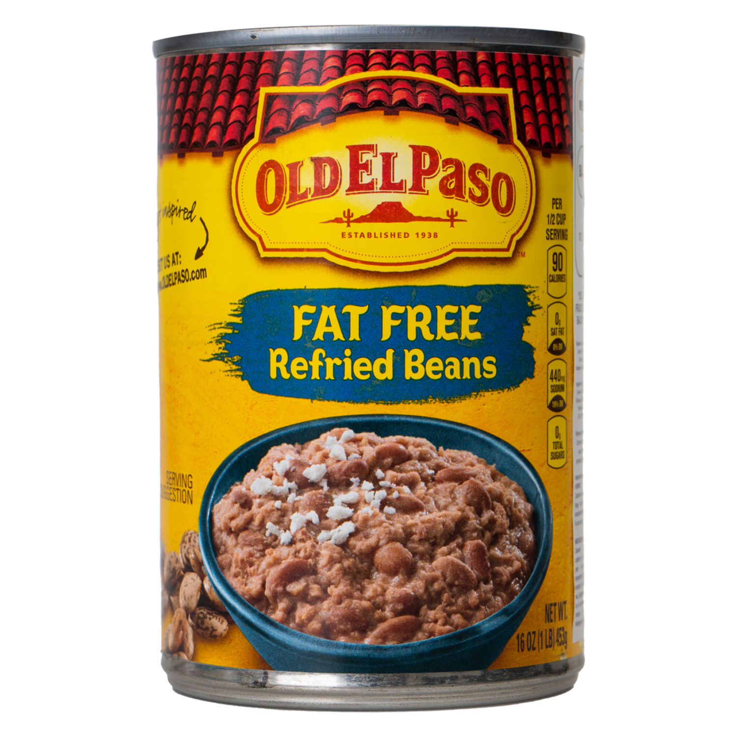 Frijoles Fritos Bajos En Grasa OLD EL PASO 453 G