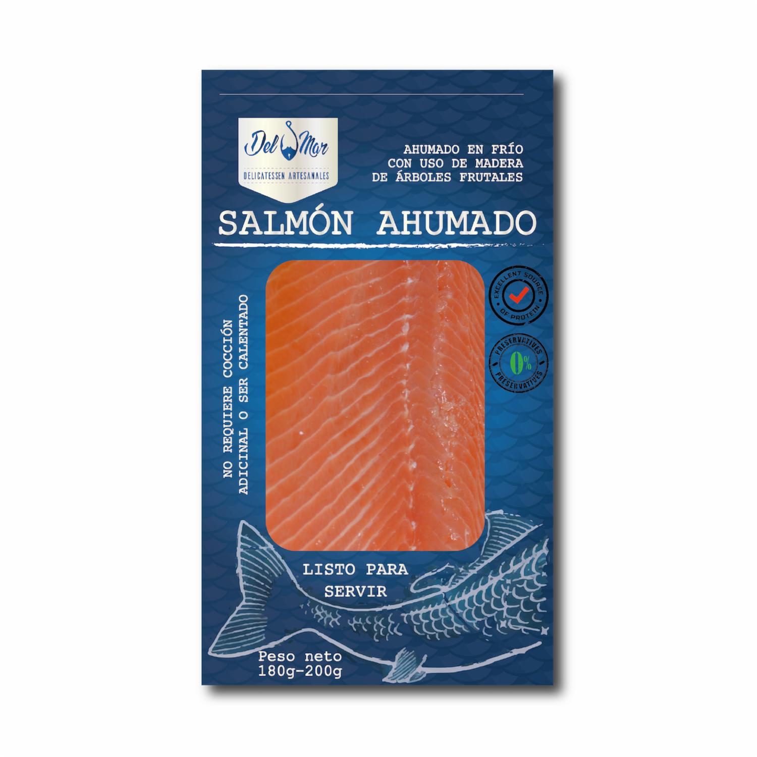 Salmón Ahumado DEL MAR 200 G