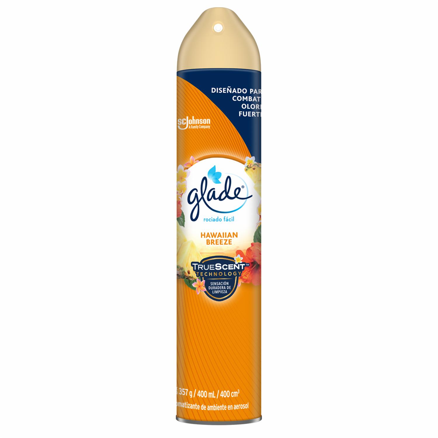 Desodorante Ambiental En Aerosol Hawaiian Breeze GLADE 400 Ml
