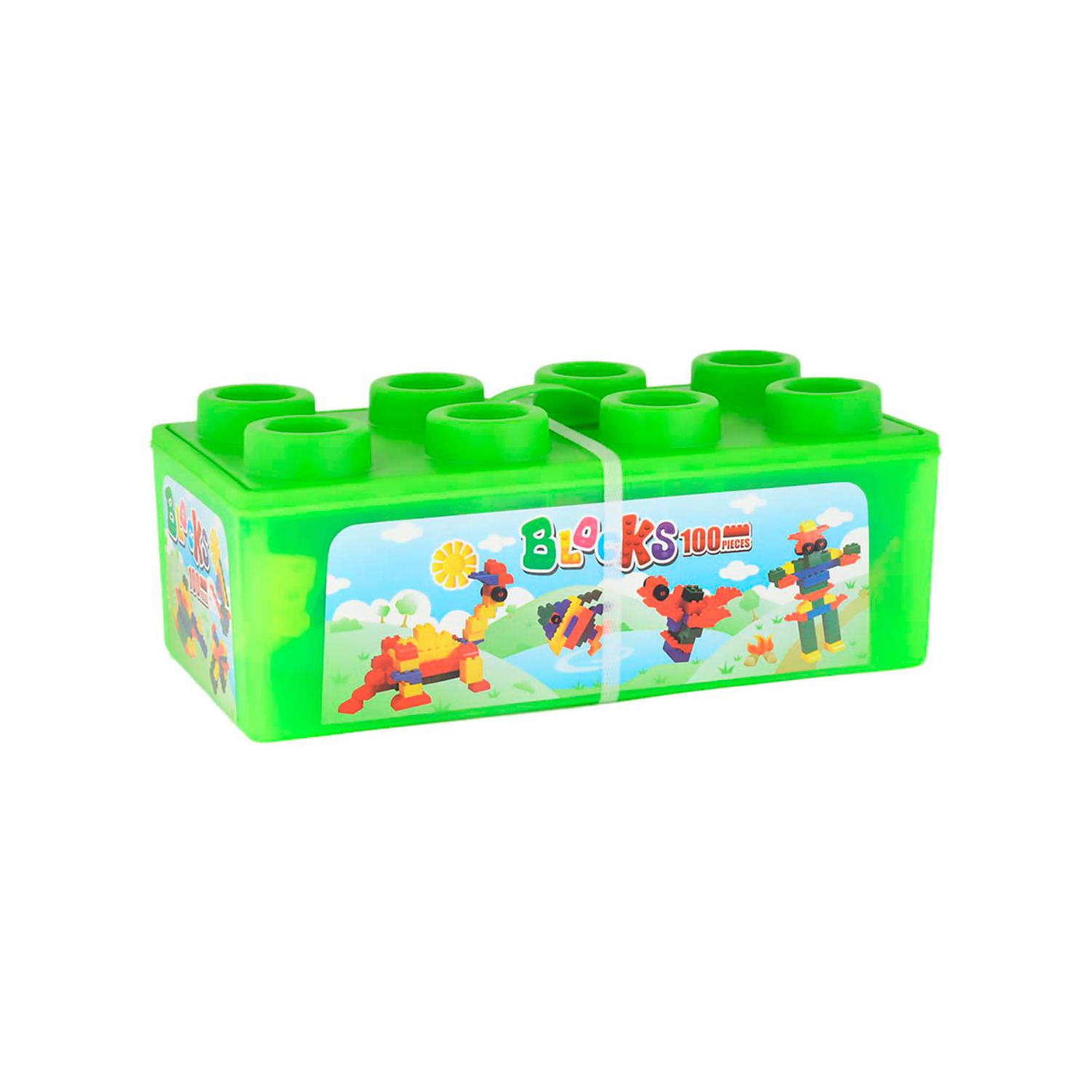 Caja Bloques Para Armar BLOCKS Incluye 100 Piezas
