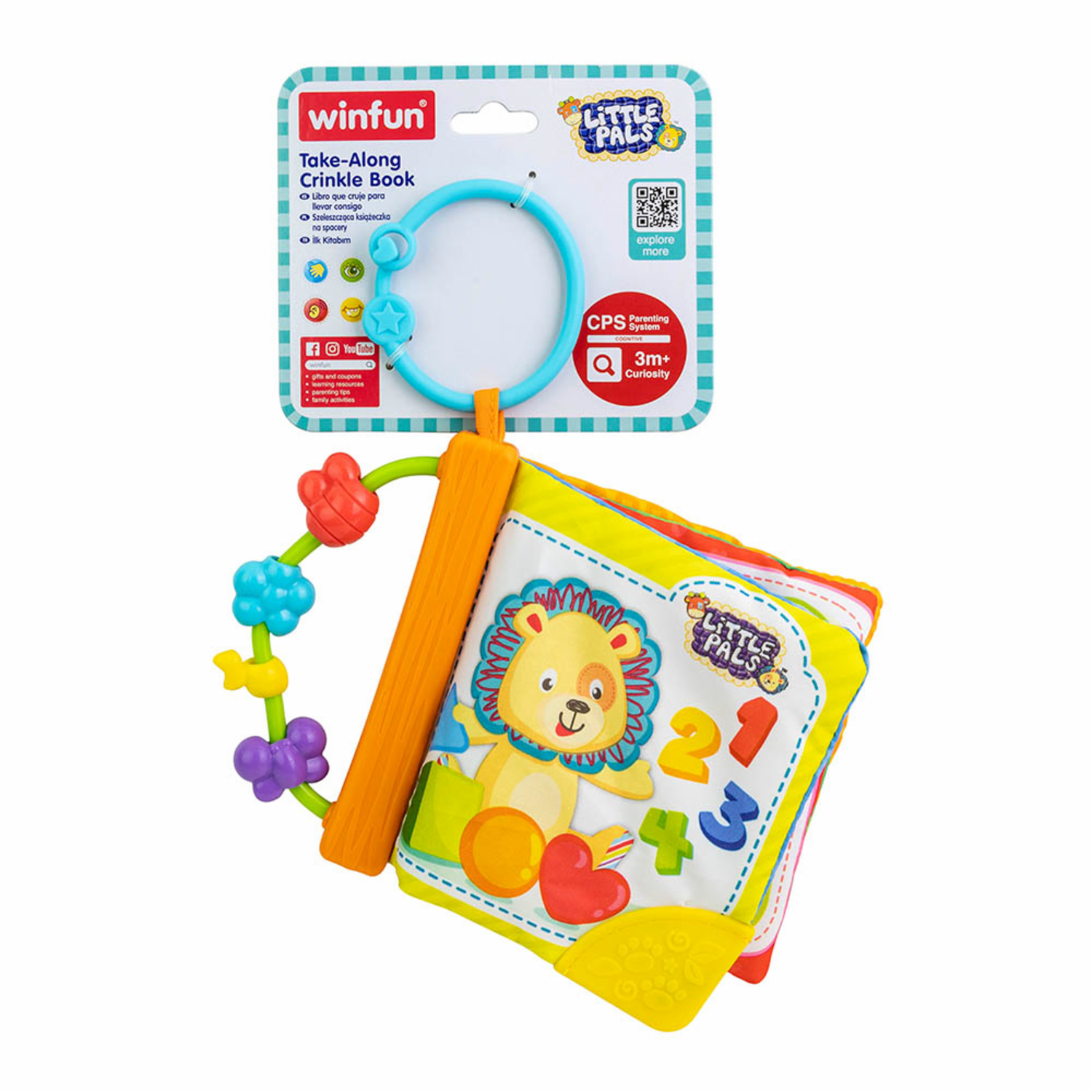 Sonajero Libro Que Cruje WINFUN Para Bebé