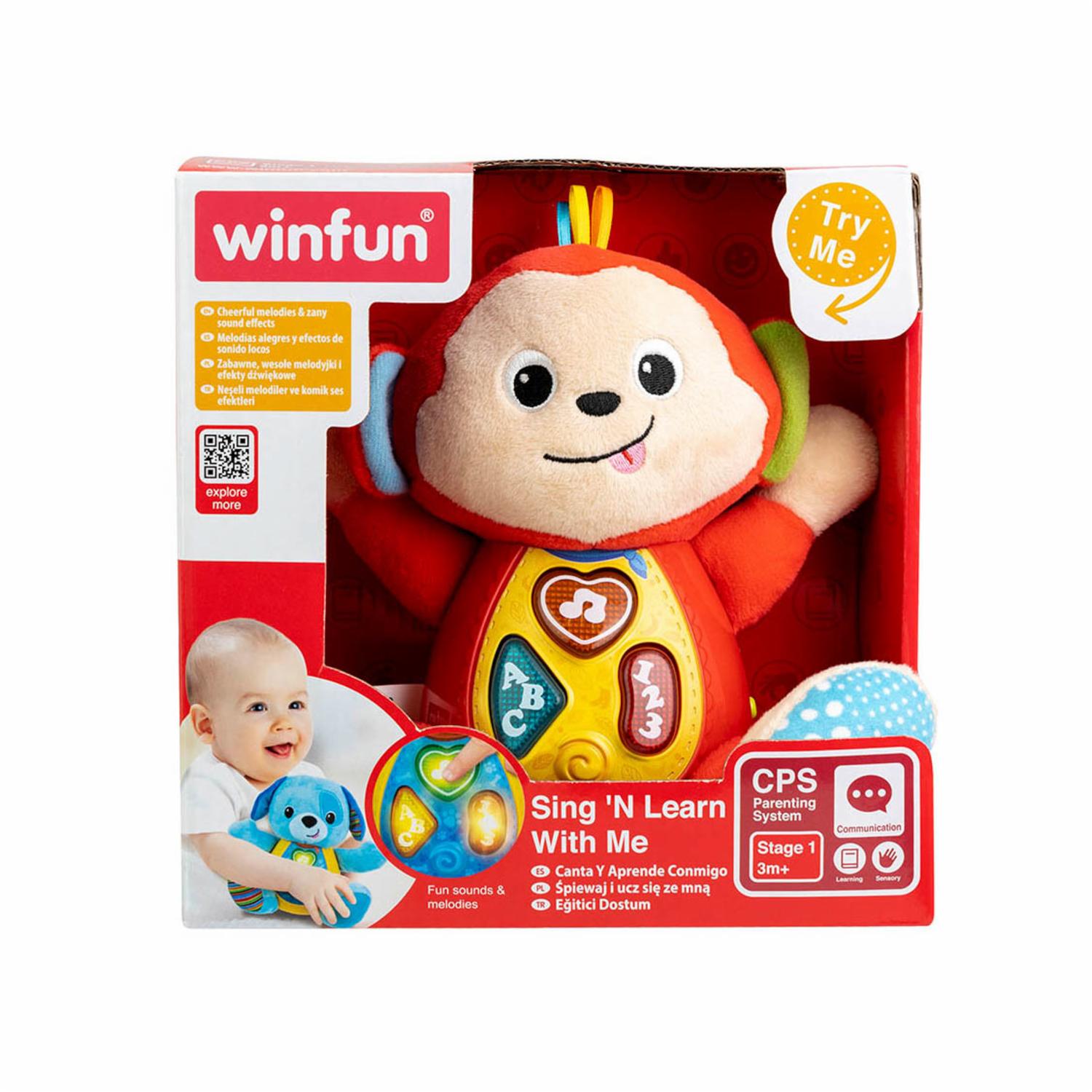 Peluche Mono WINFUN Incluye Sonido