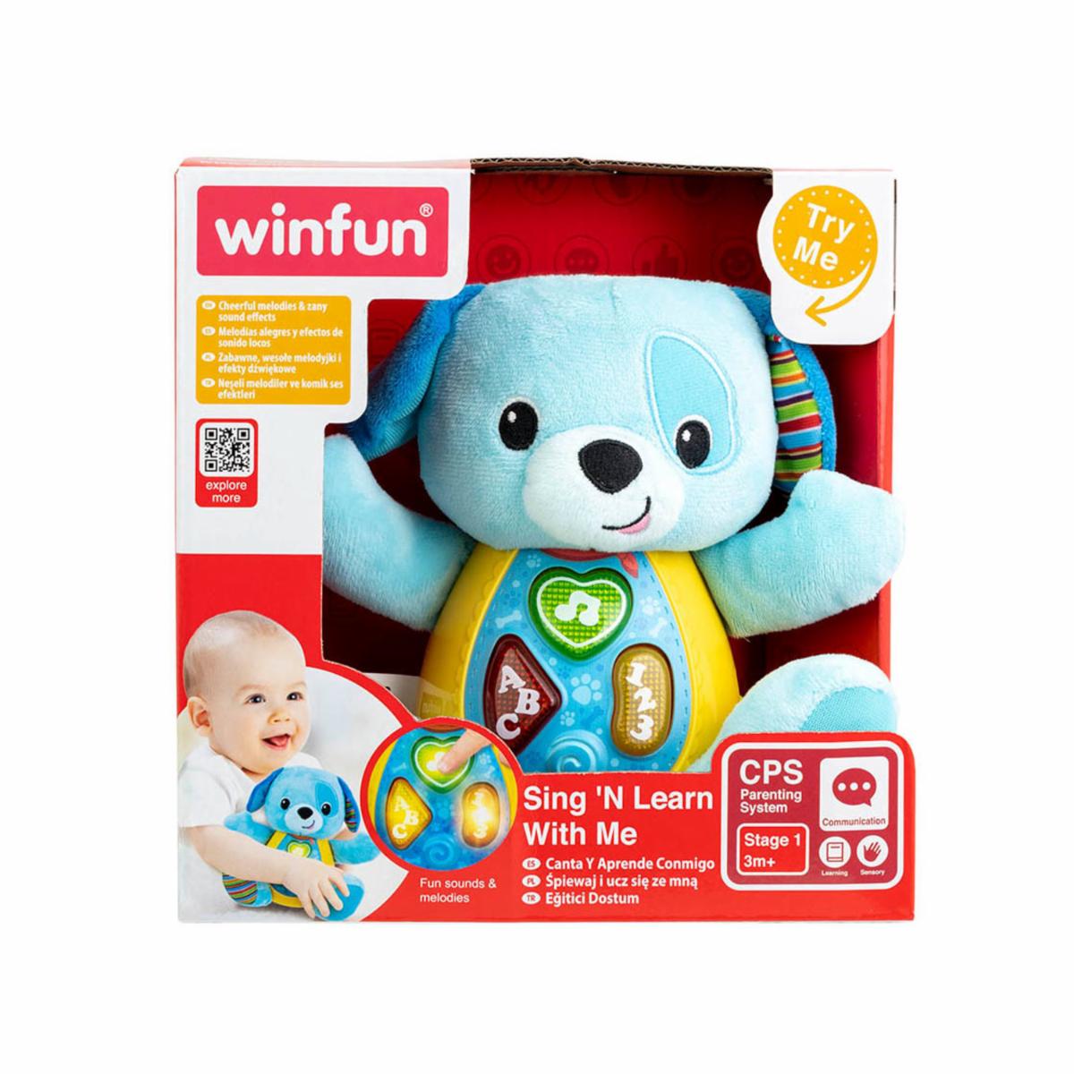 Peluche Perrito Canta Y Aprende Conmigo WINFUN Posee Sonido