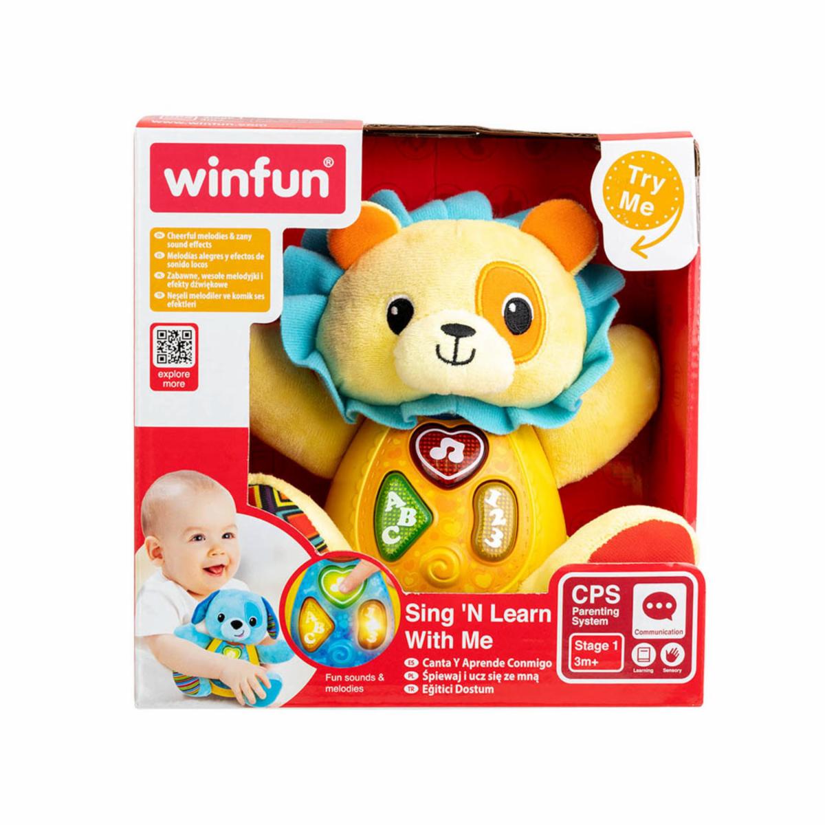 Peluche León Canta Y Aprende Conmigo WINFUN Posee Sonido
