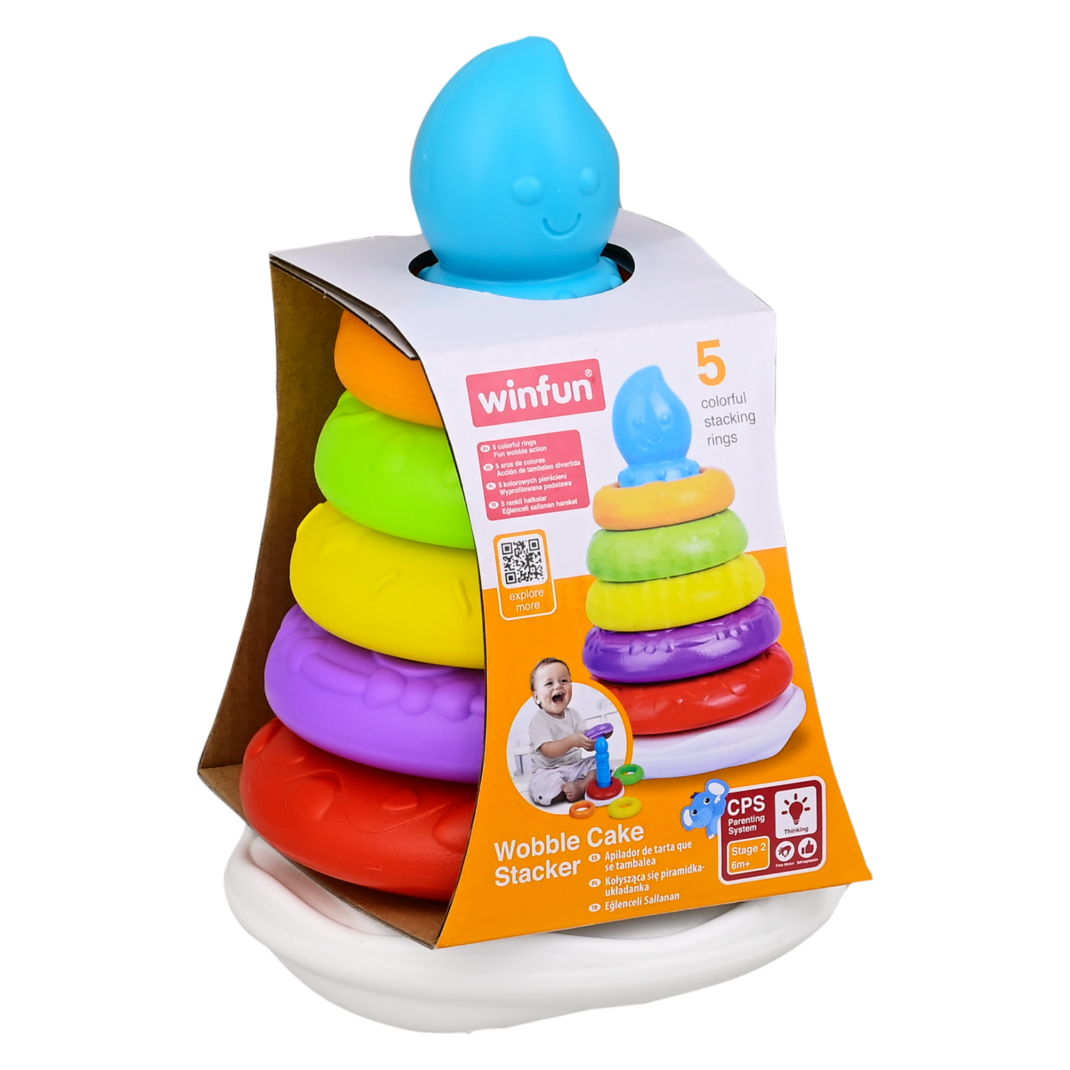 Apilador Didáctico WINFUN Para Bebé