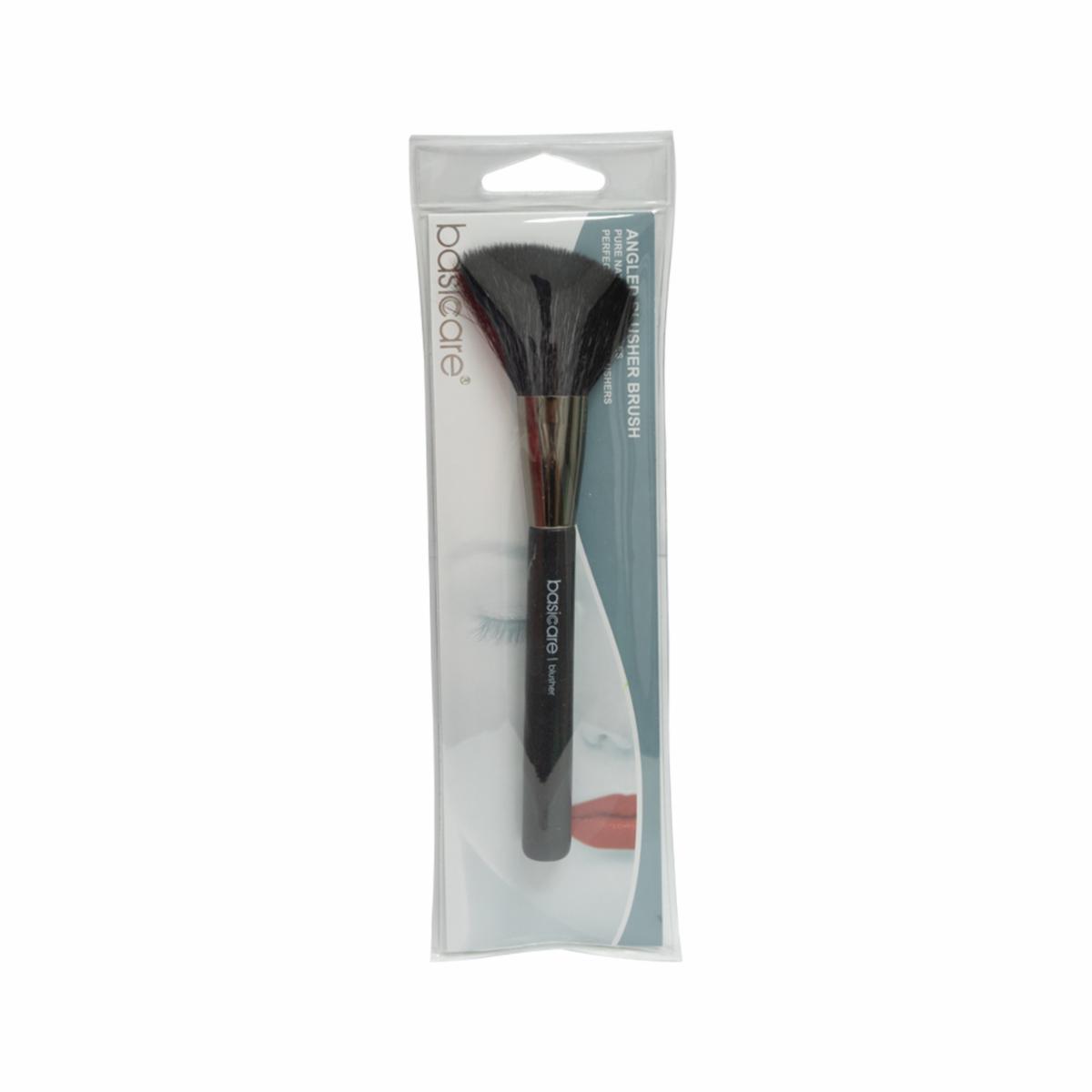 Brocha De Maquillaje Angular Para Maquillaje BASICARE Con Mango Ergonómico De 6.5Cm