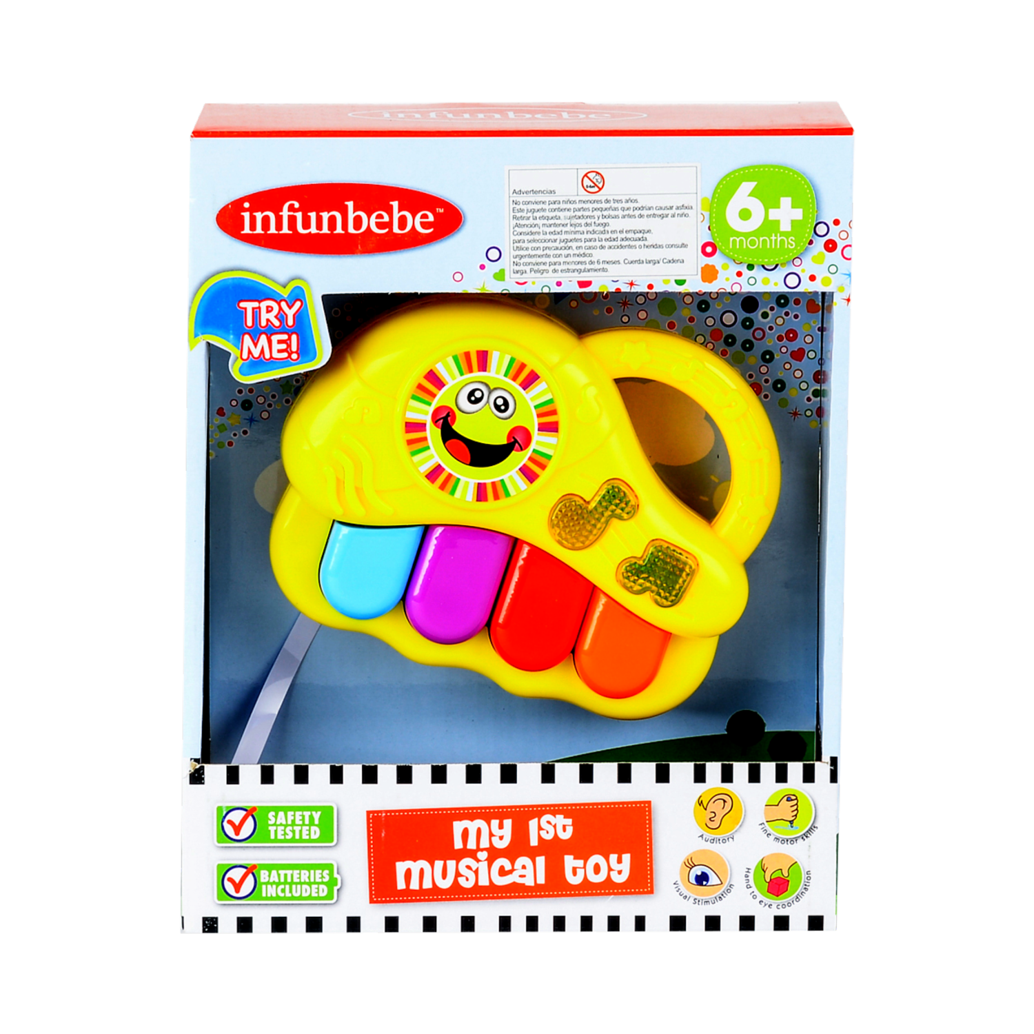 Set De Juego Mi Primer Piano Musical INFUNBEBE Posee Sonido