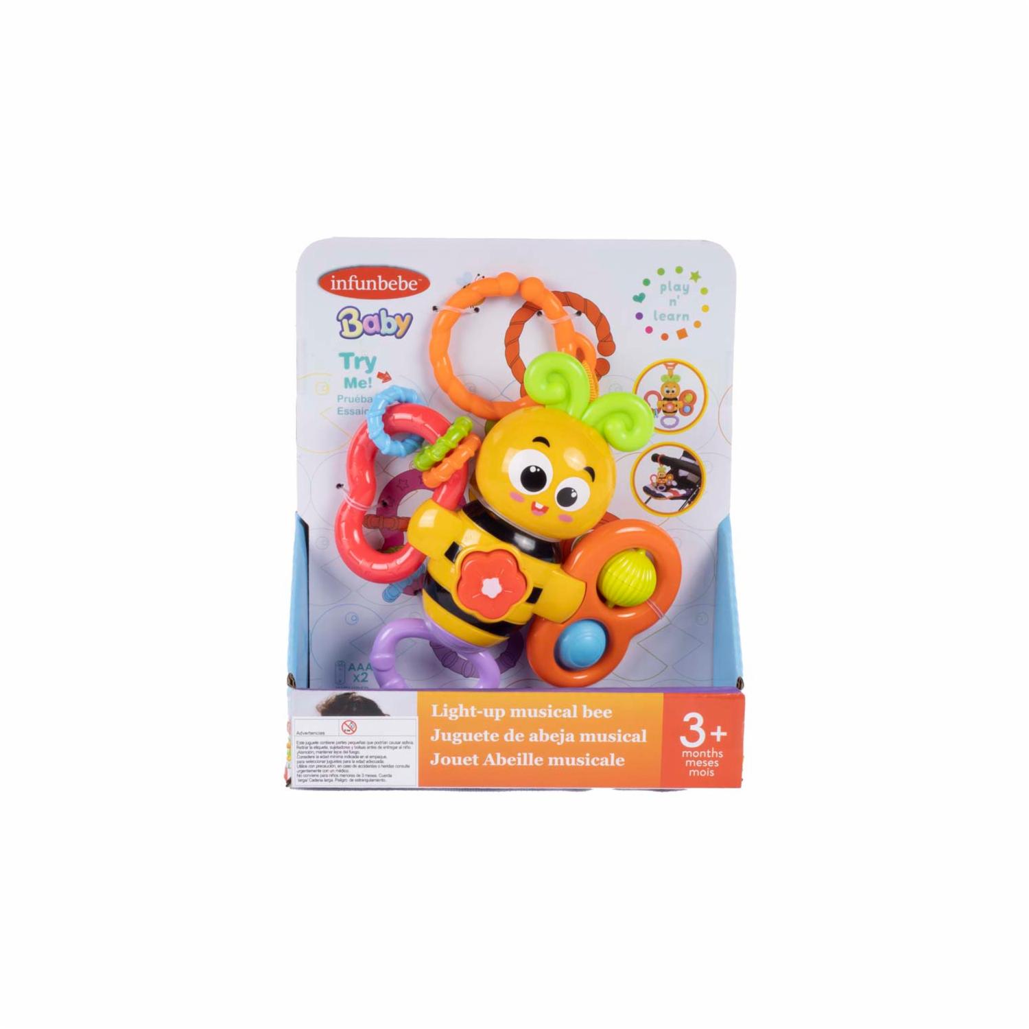 Sonajero Abeja Luminosa INFUNBEBE Posee Sonido