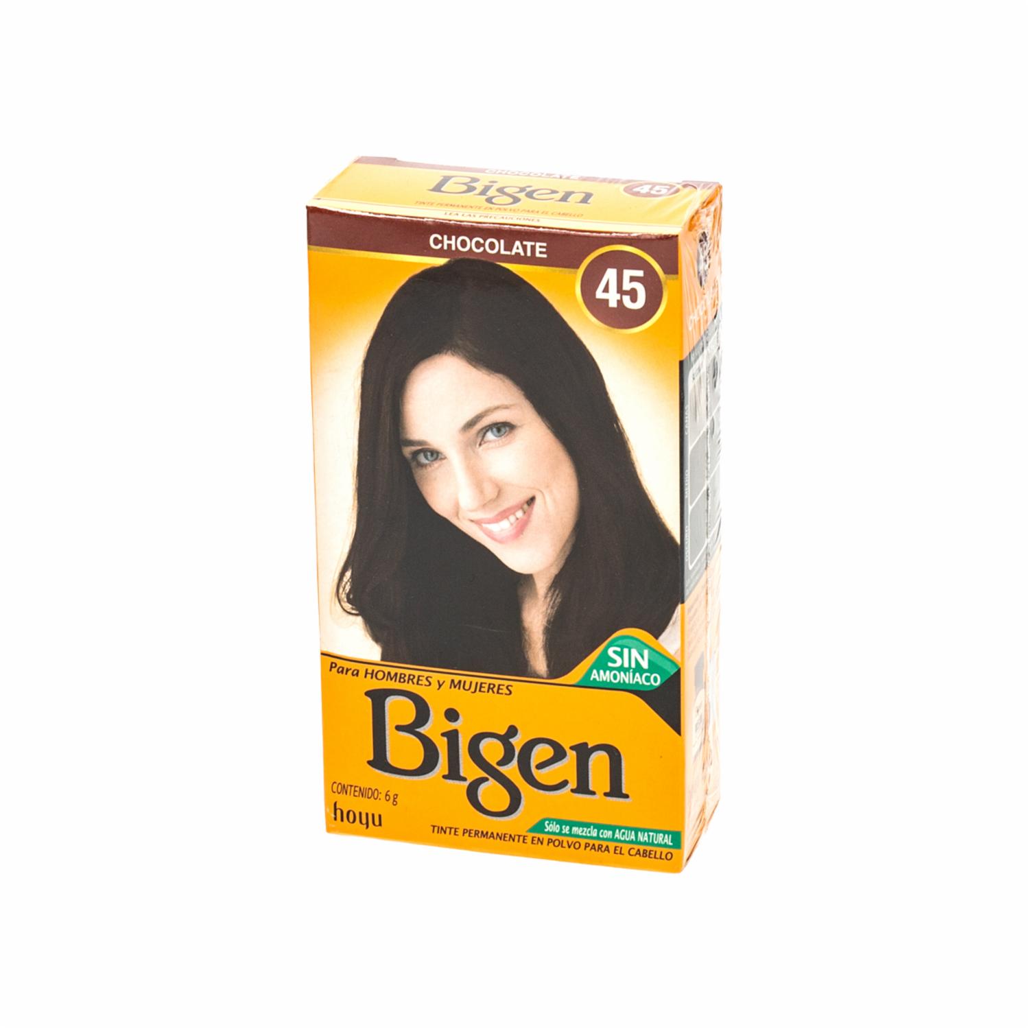 Tinte De Cabello Tono N45 Chocolate BIGEN Unidad