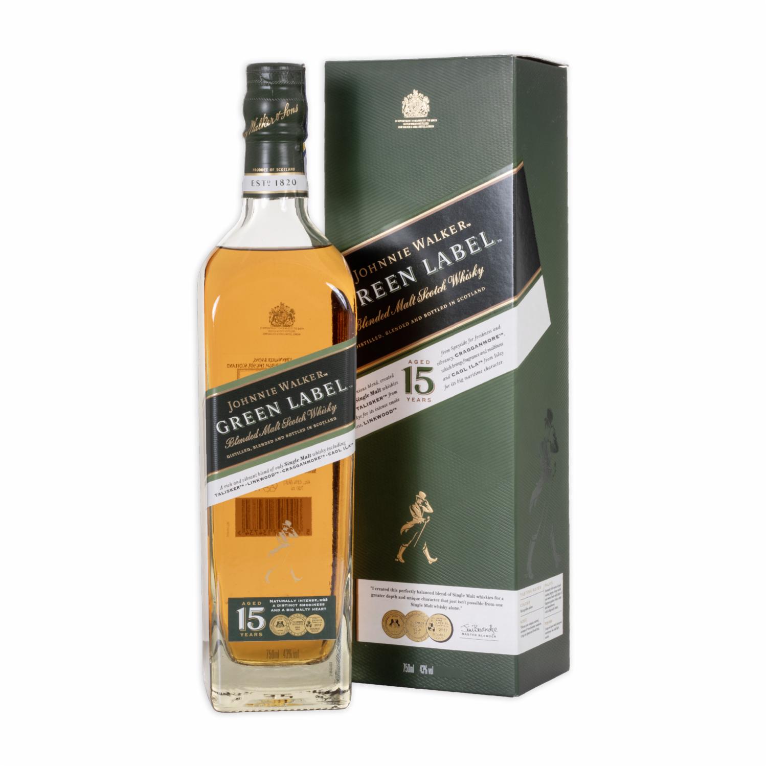 Whisky Green Johnnie Walker 750 Ml