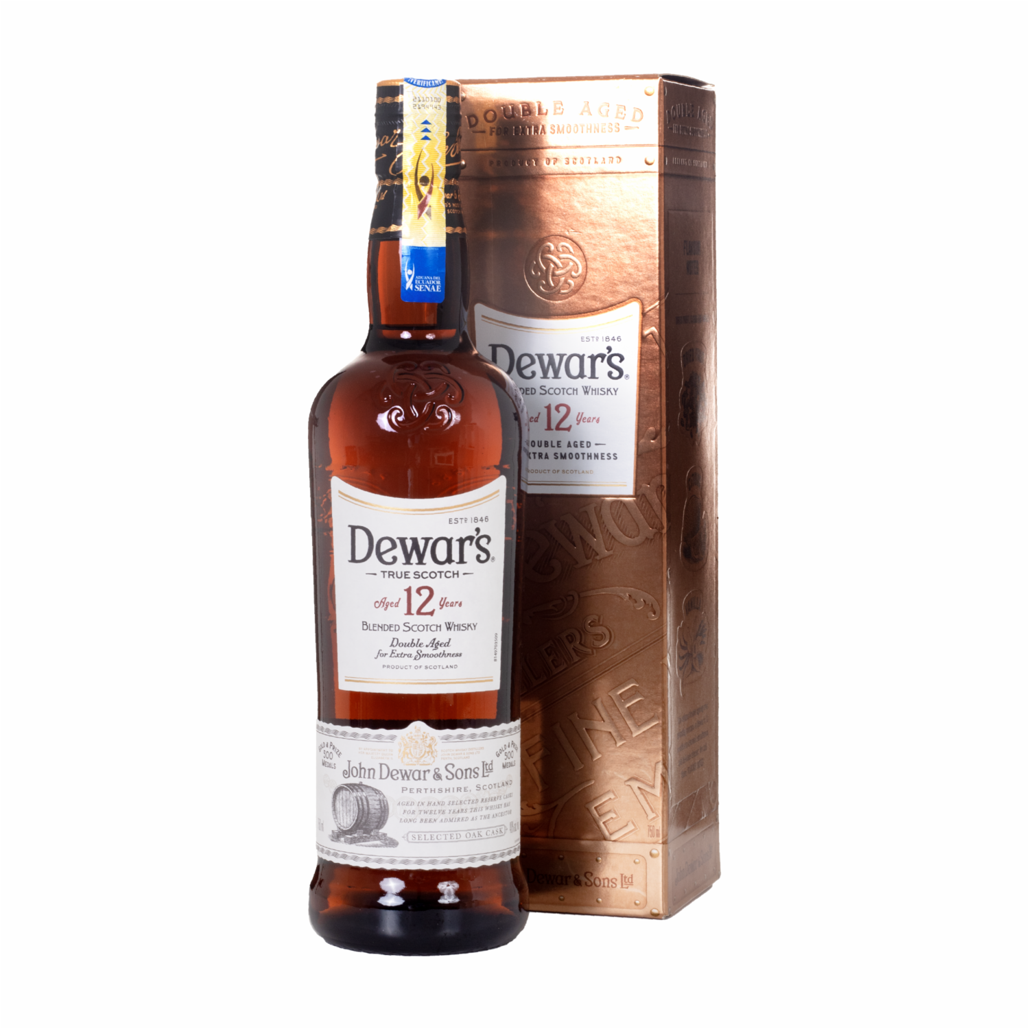 Whisky 12 Años DEWAR’S 750 Ml
