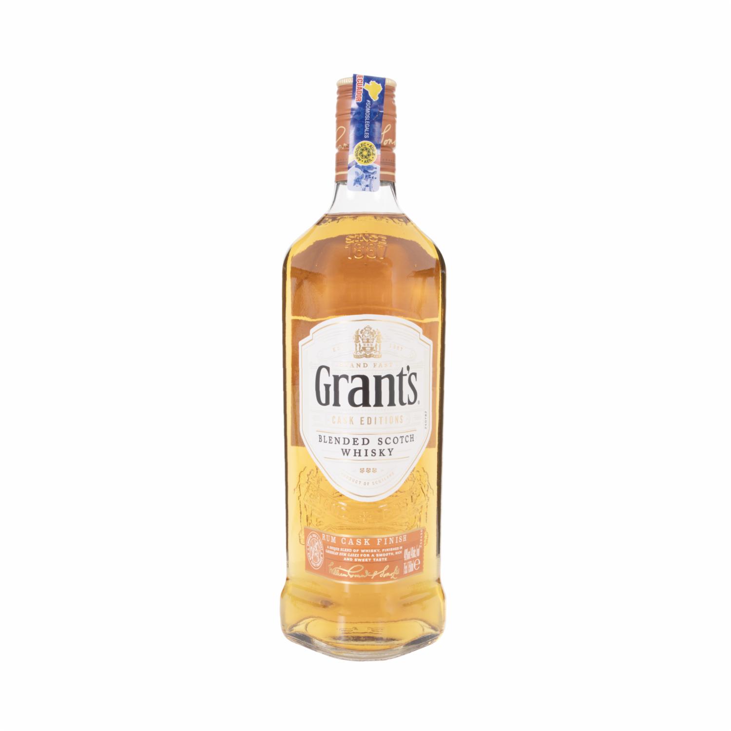 Whisky Rum Cask Grant’s 750 Ml