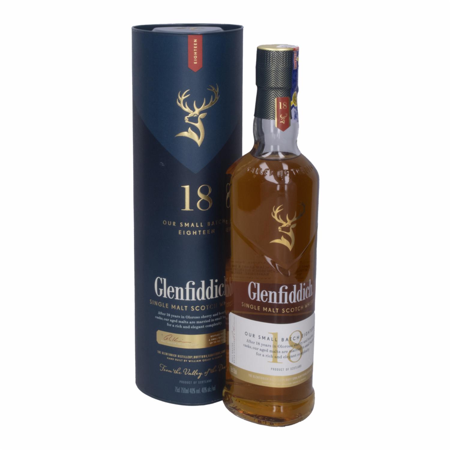 Whisky 18 Años GLENFIDDICH 750 Ml