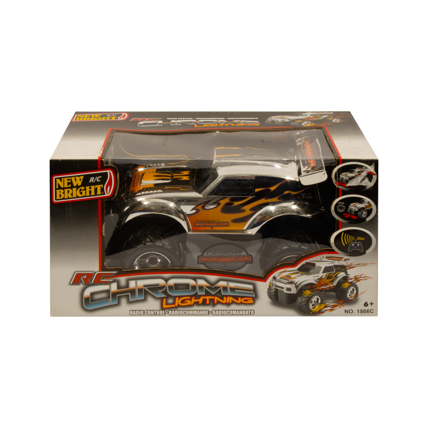 Vehículo R/c 1:18 Crome Lighting Buggy NEW BRIGHT Usa Pilas AA x 5
