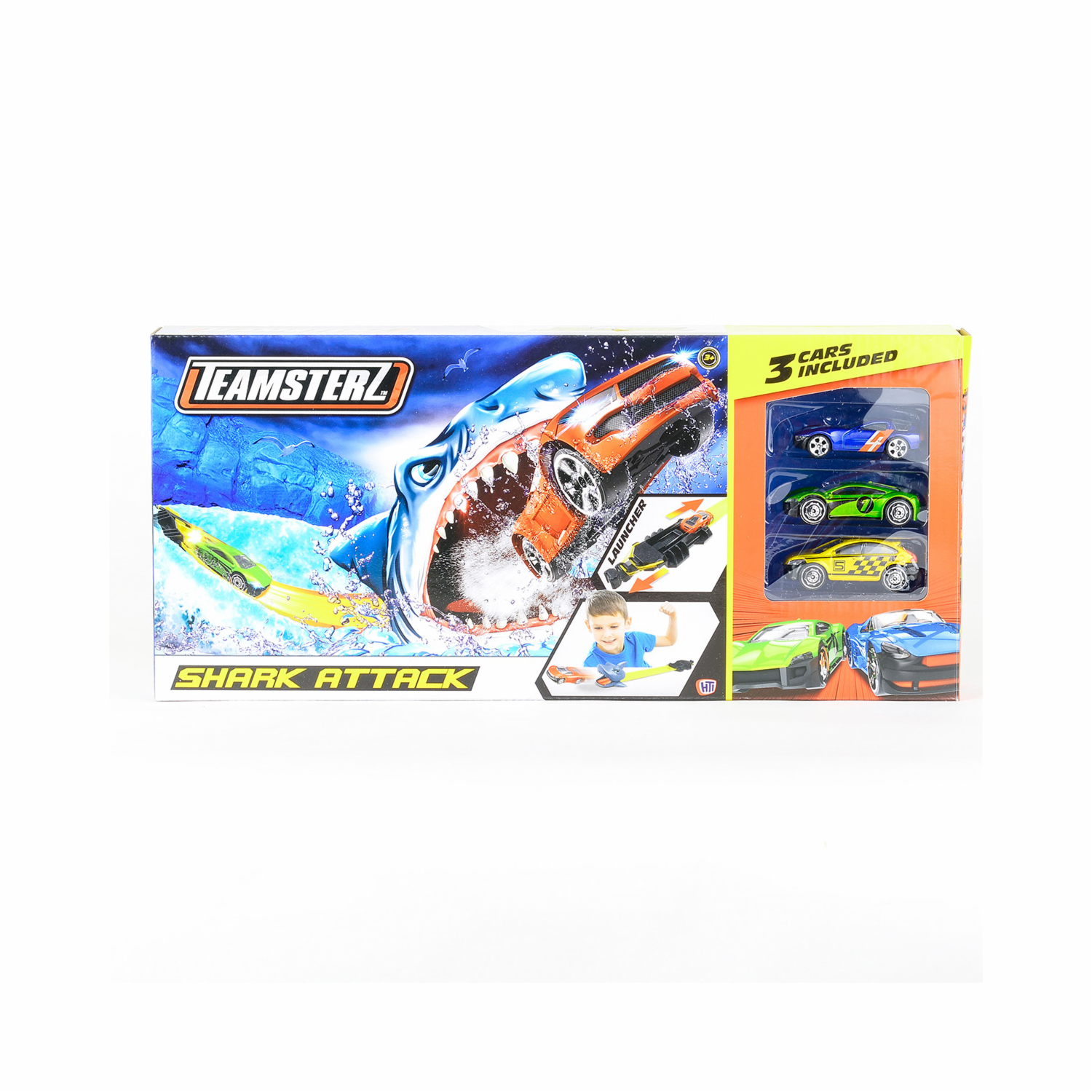 Pista Shark Attack TEAMSTERZ Incluye 3 Vehículos
