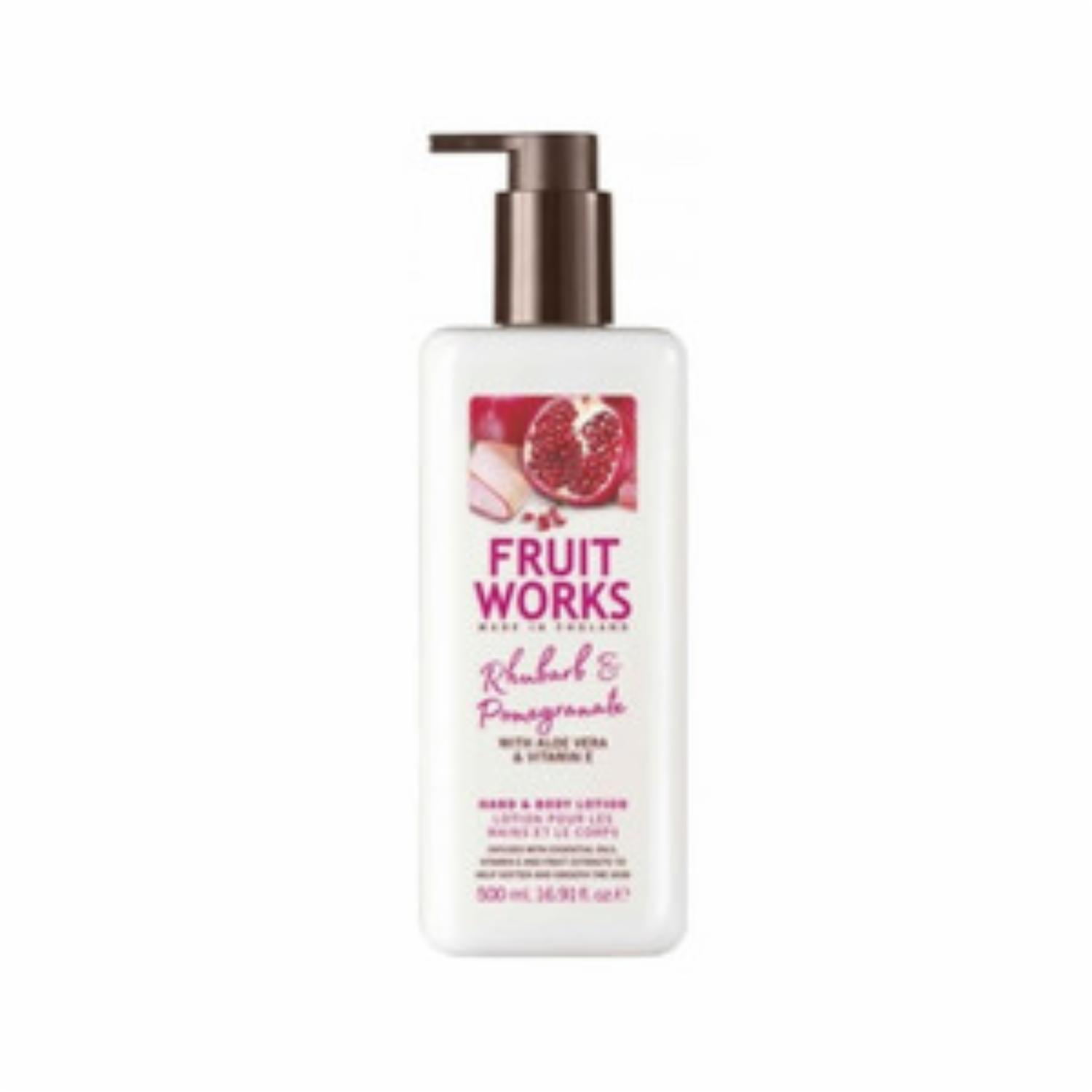 Crema Corporal Works Corporal/Manos Ruibardo Y Granada FRUIT WORKS 500 Ml