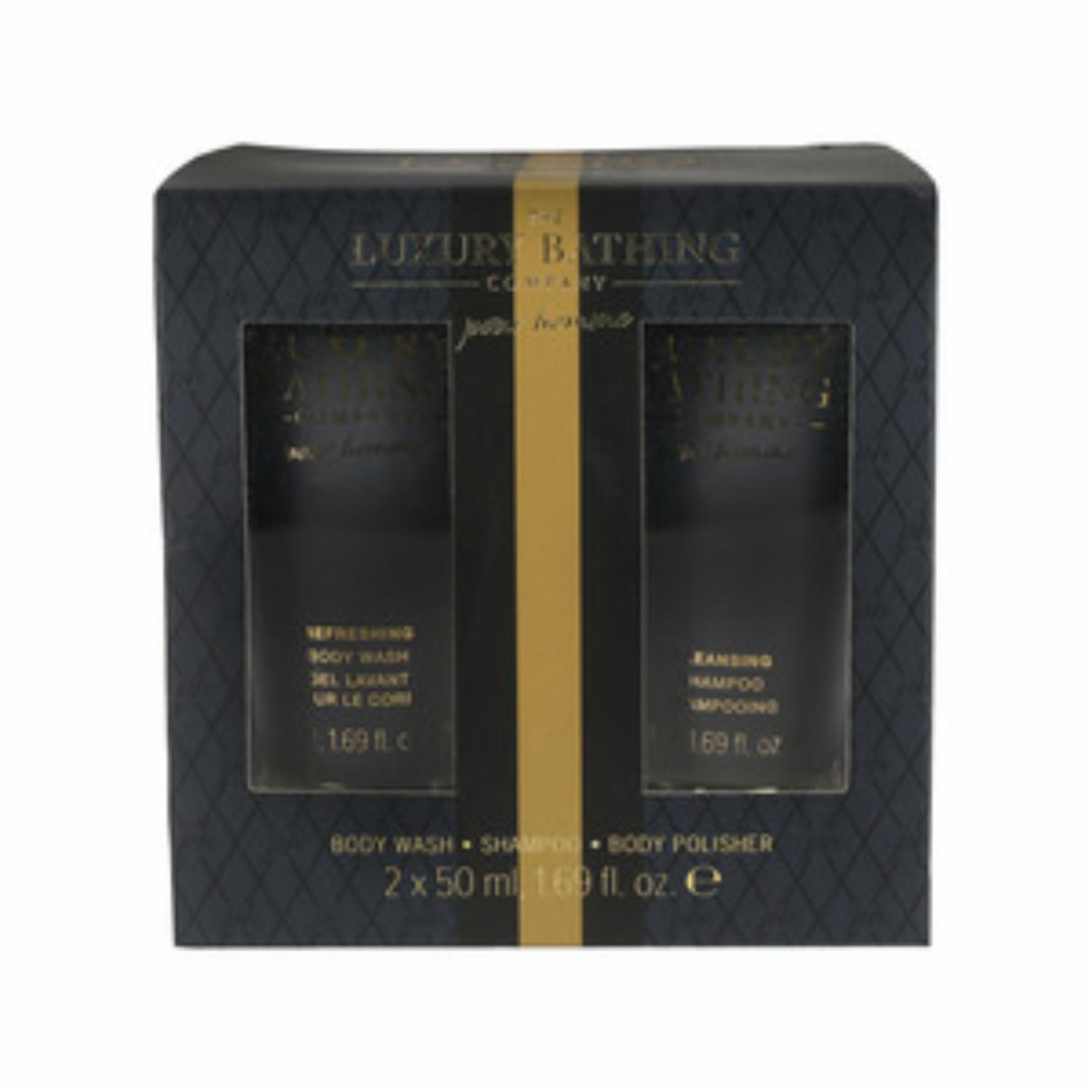 Set Para Dama De Jabón, Shampoo Y Esponja LUXURY BATHING Tipo Spa
