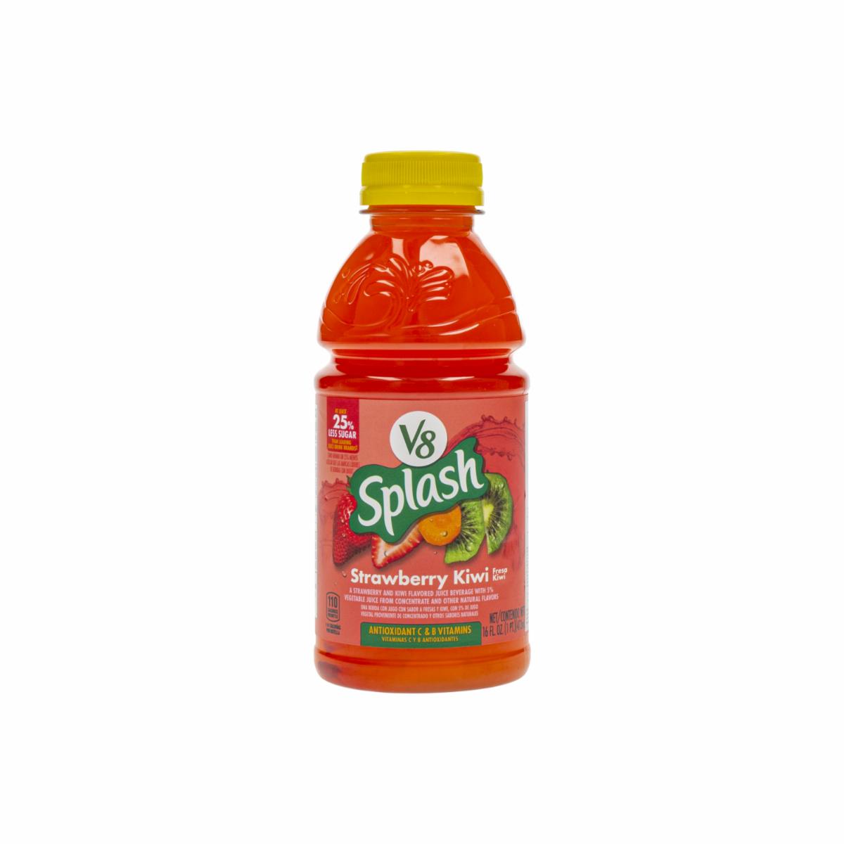 Bebida Splash Strawberry Kiwi V8 Pet 473 Ml