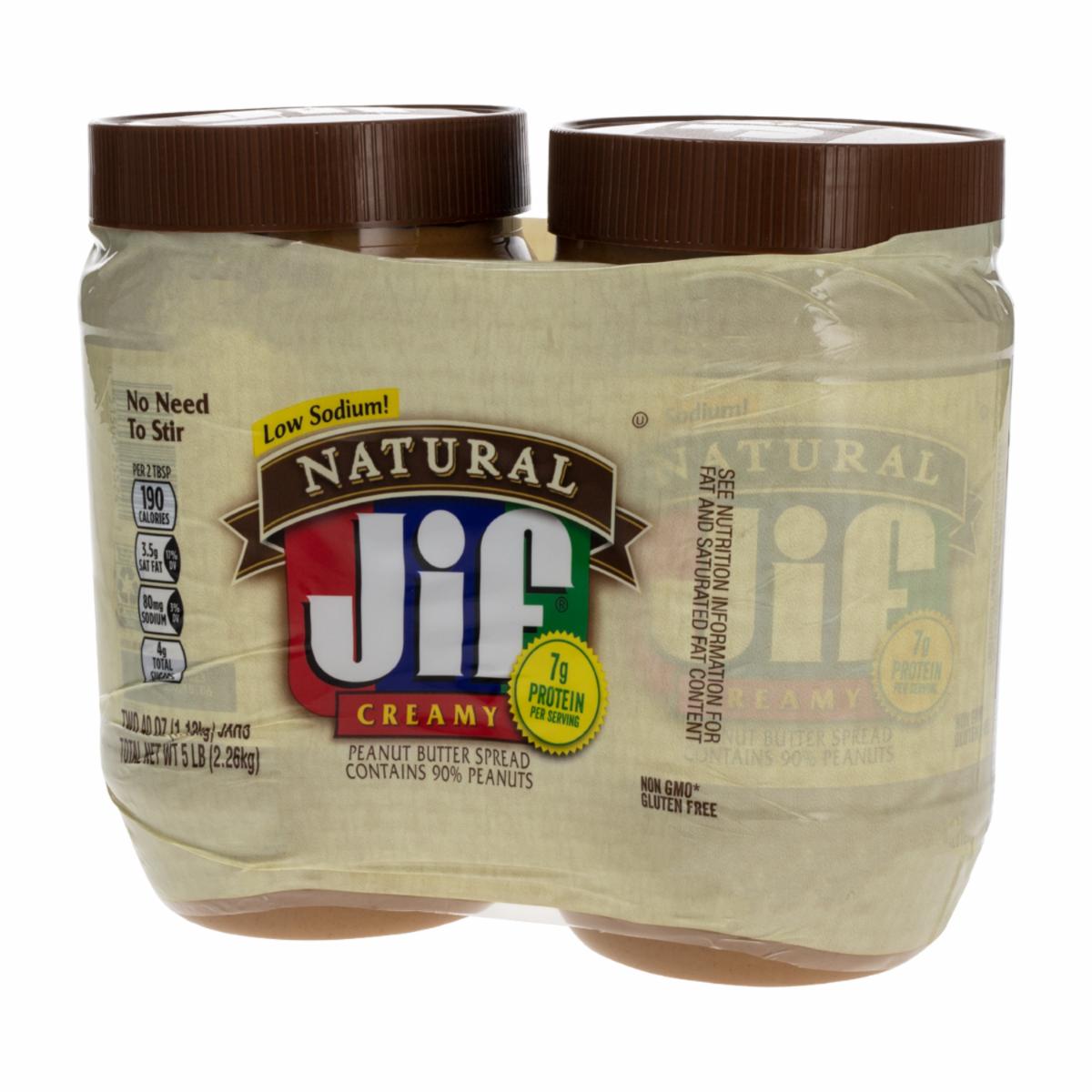 Mantequilla De Maní Cremosa JIF Pack X2 1130 G