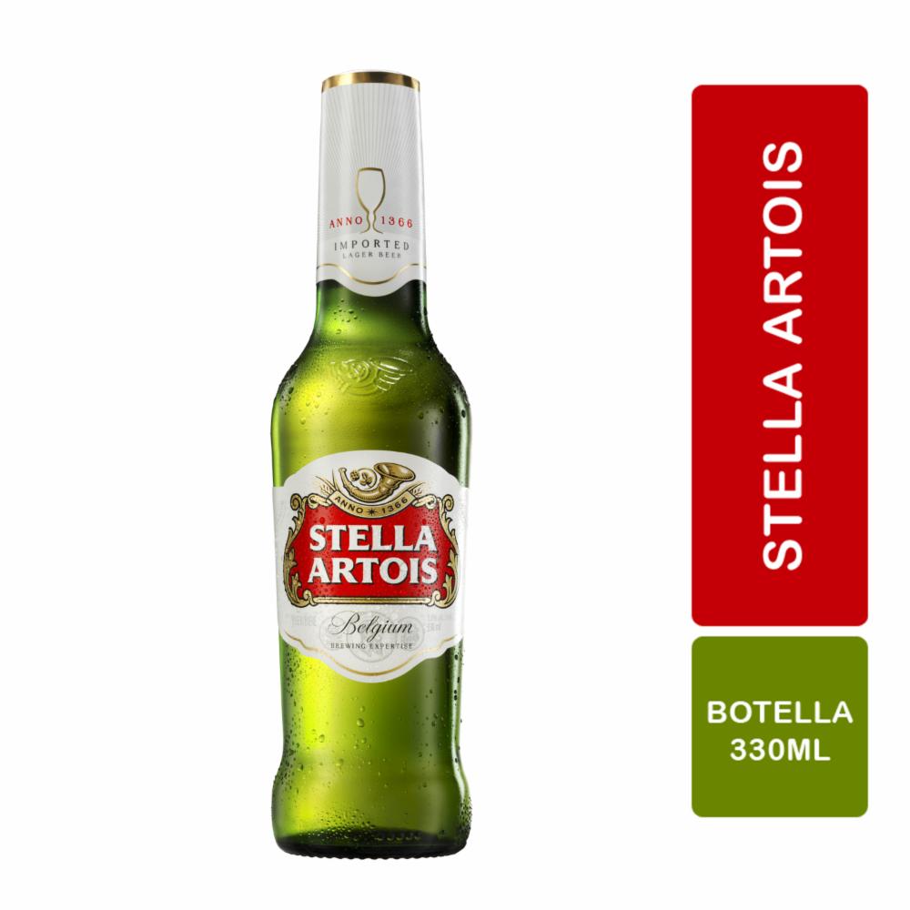 Cerveza En Botella Stella Artois 330 Ml