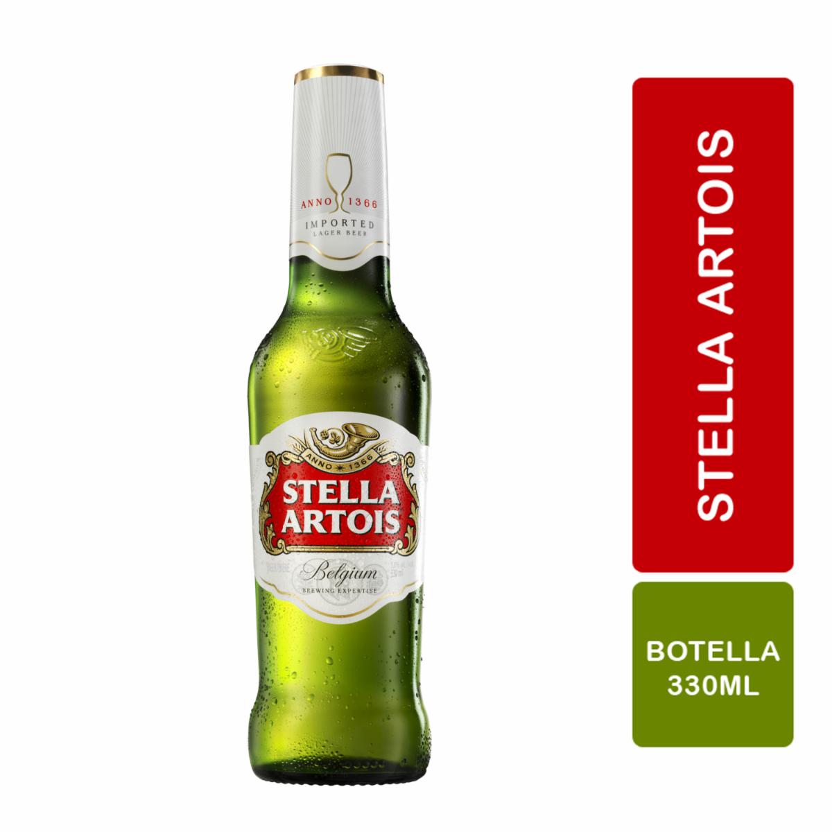 Cerveza En Botella STELLA ARTOIS 330 ML