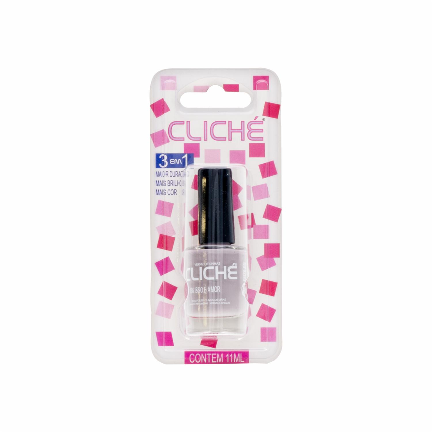 Esmalte De Uñas Gris Amor Isso E Amor CLICHÉ Unidad