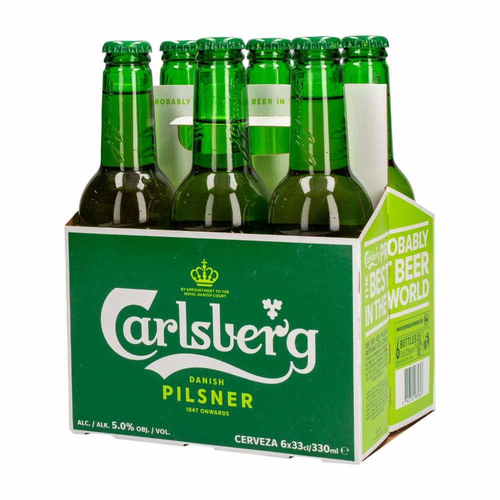Cerveza Pilsener Carlsberg 6 X 330 Ml