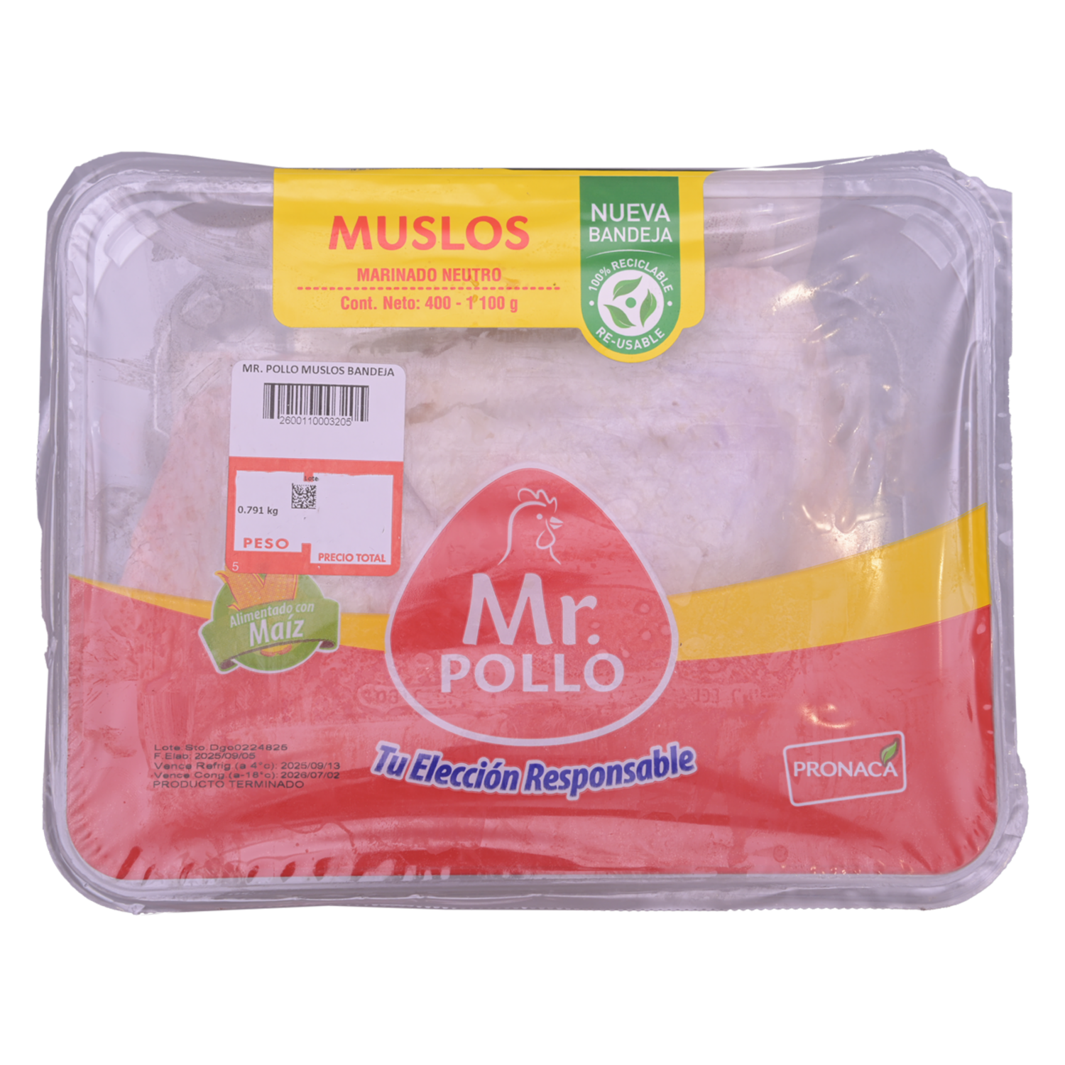 Muslos Bandeja MR. POLLO Al Peso