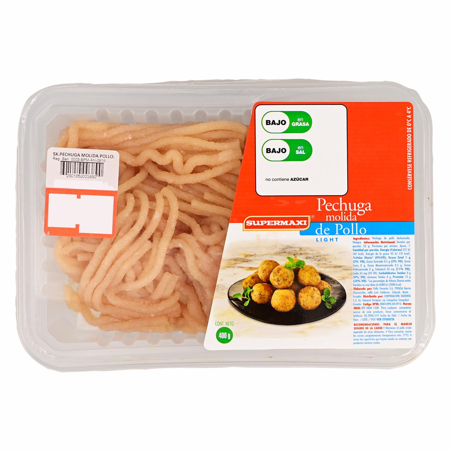 Molida Pechuga De Pollo POFASA Al Peso