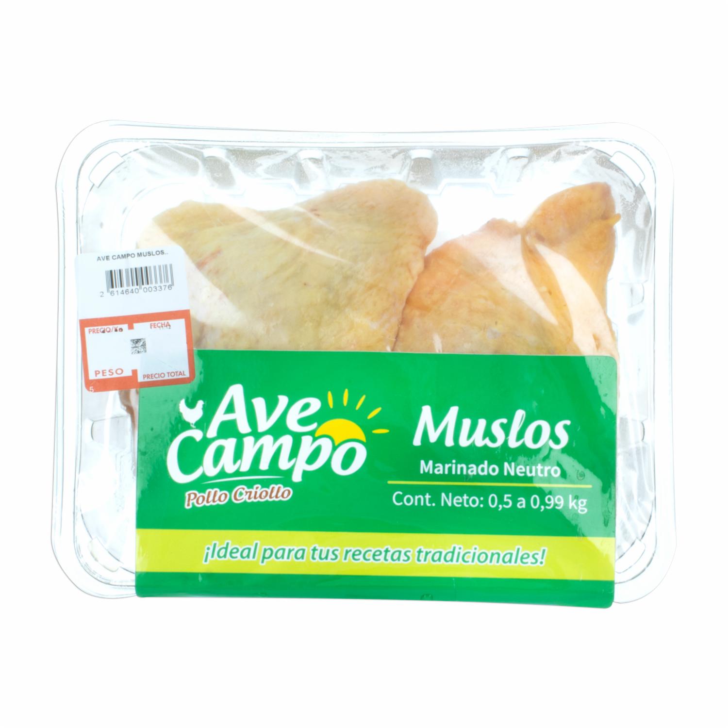 Muslos De Pollo AVE CAMPO Al Peso