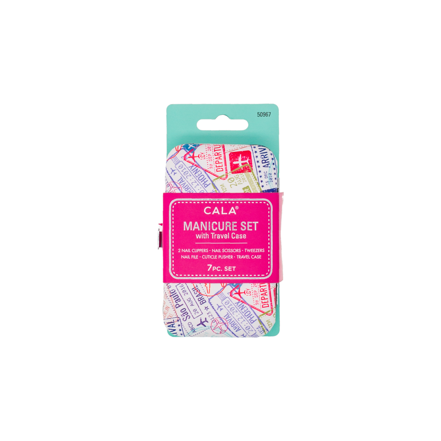 Set De Manicure W/Travel Case CALA Set X7
