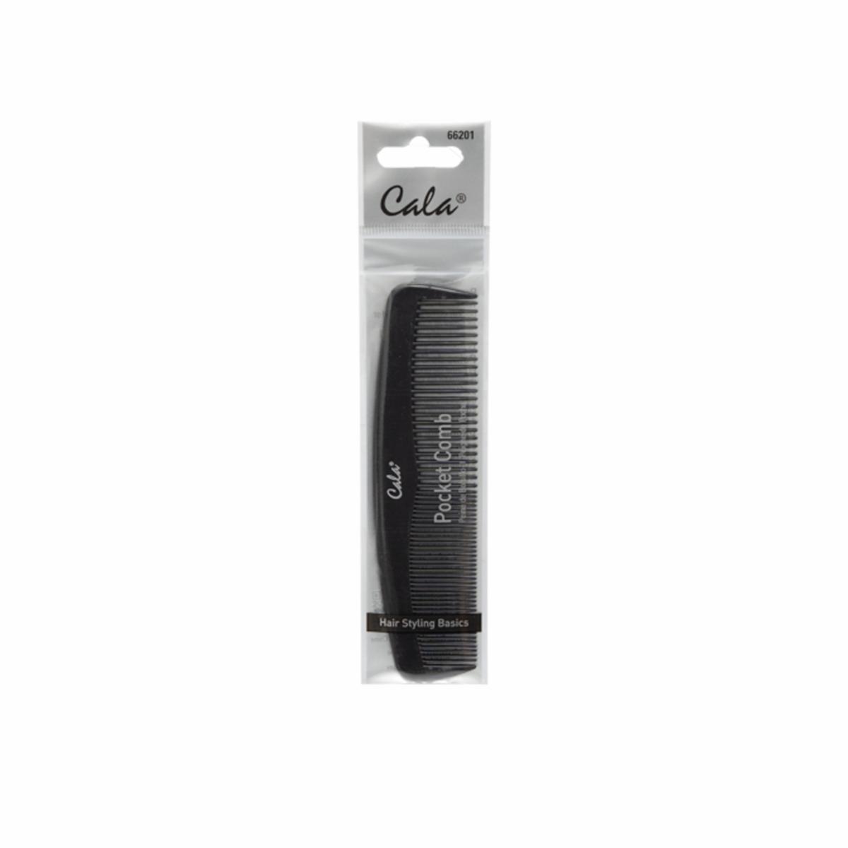 Peine De Cabello De Bolsillo Negro CALA FOR MEN Unidad