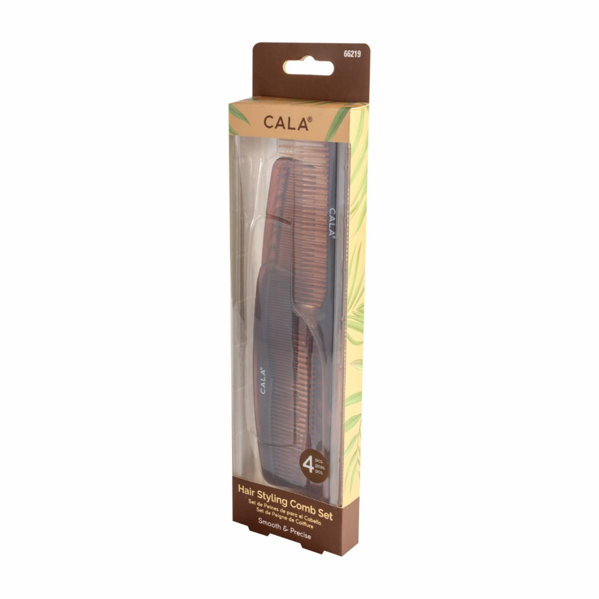 Peinilla De Cabello Styling Comb CALA Set X4