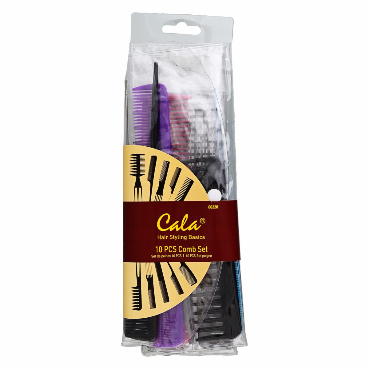 Peinilla De Cabello Comb CALA Set X10